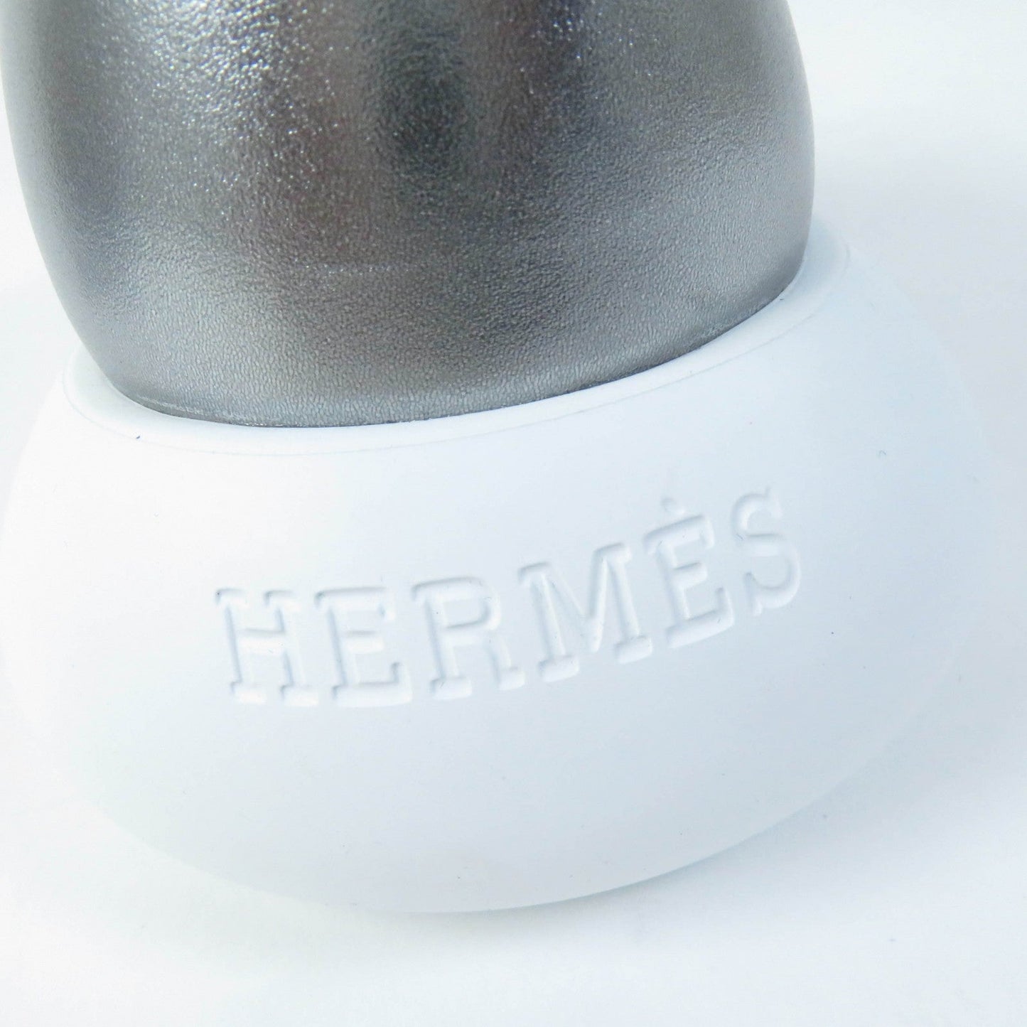 HERMES Low cut sneakers knit Silver Light Purple DUEL Duel 35.5