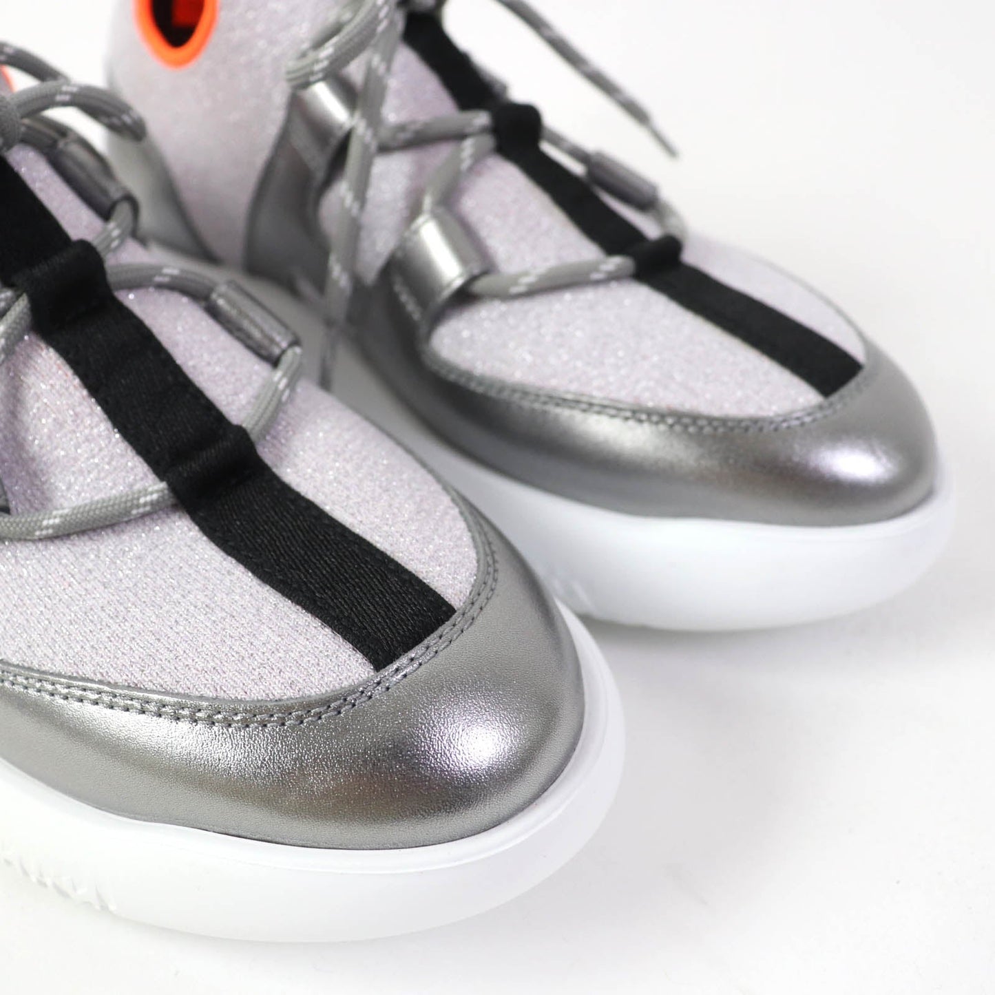 HERMES Low cut sneakers knit Silver Light Purple DUEL Duel 35.5