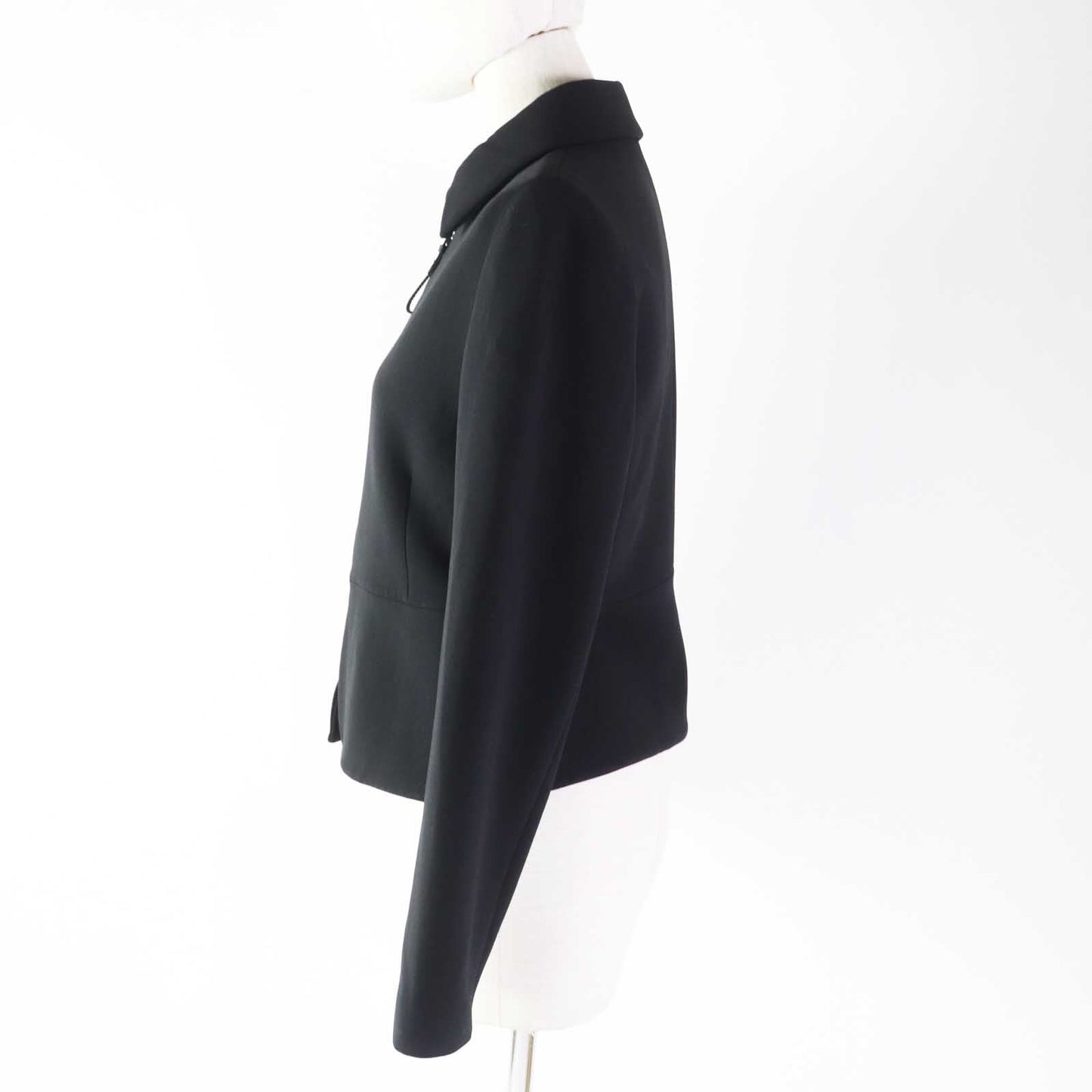 HERMES Nylon jacket 2H0203DM wool black 36