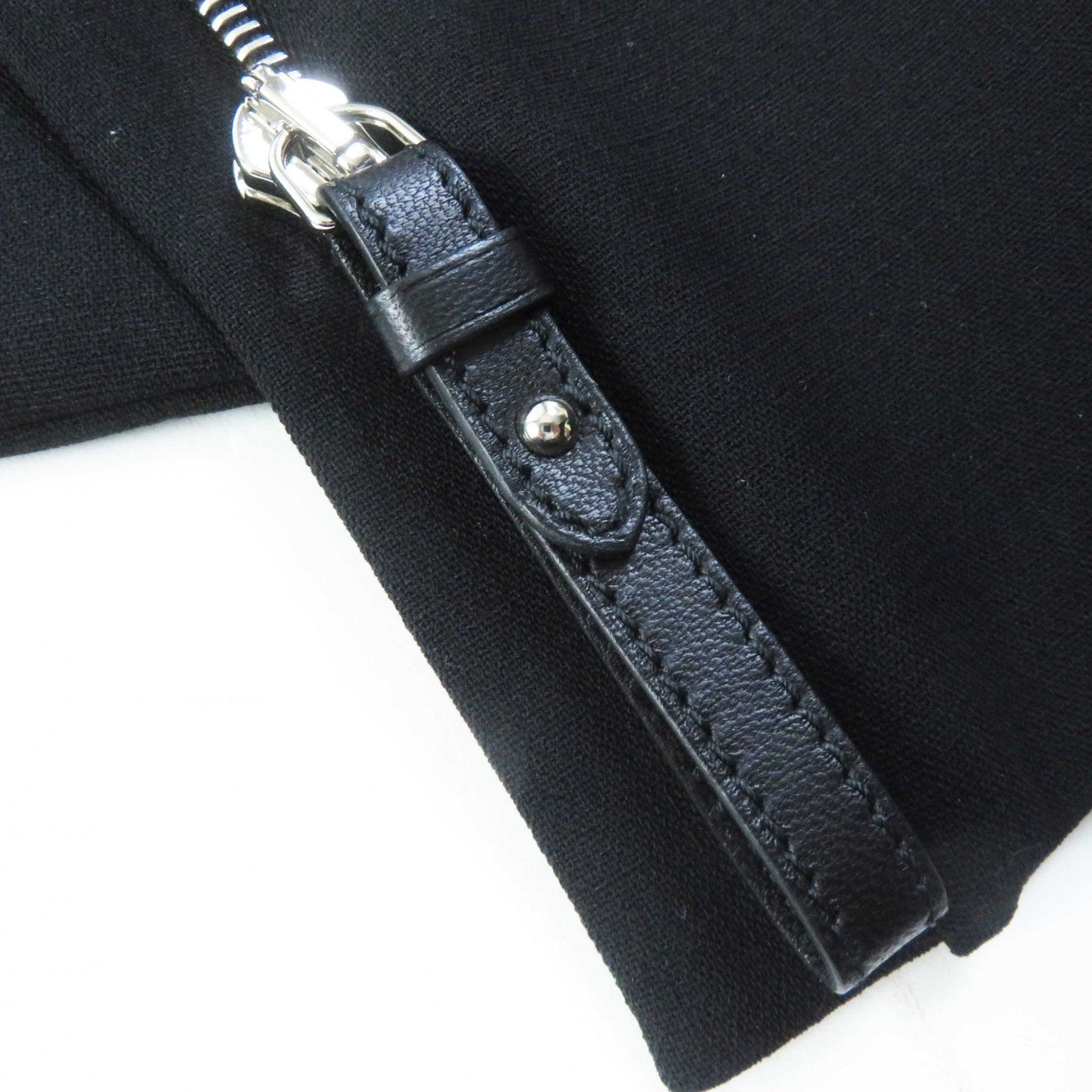 HERMES Nylon jacket 2H0203DM wool black 36