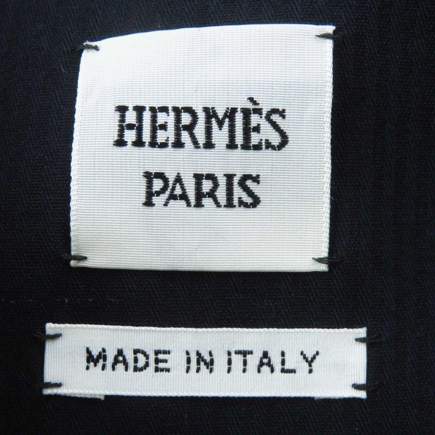 HERMES Denim Jacket 2H0256DT Outer: 100% cotton, Lining: 64% cotton, Lining: 33% rayon, Lining: 3% polyurethane, Part: cowhide gray Women 36 Used