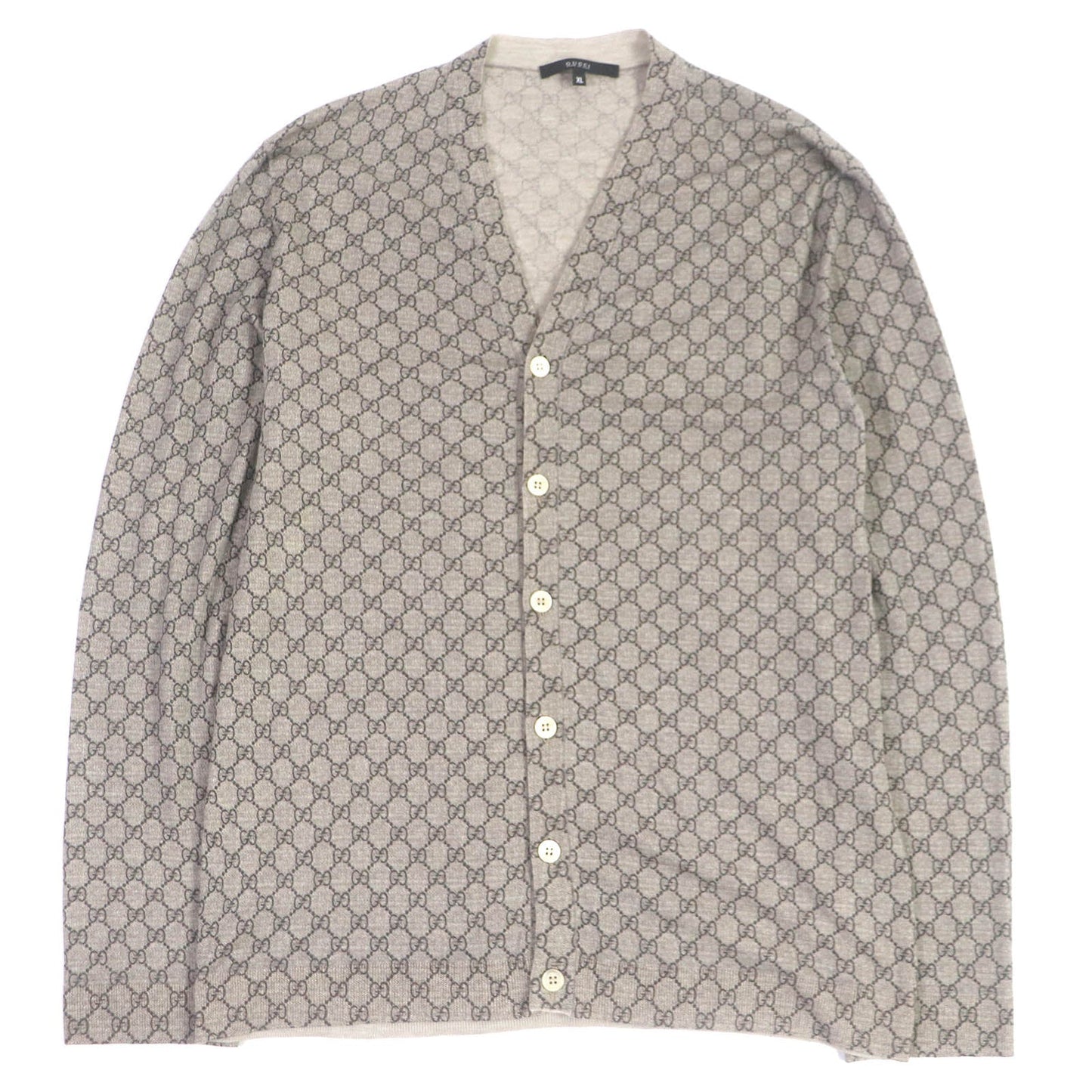 GUCCI cardigan cashmere beige XL