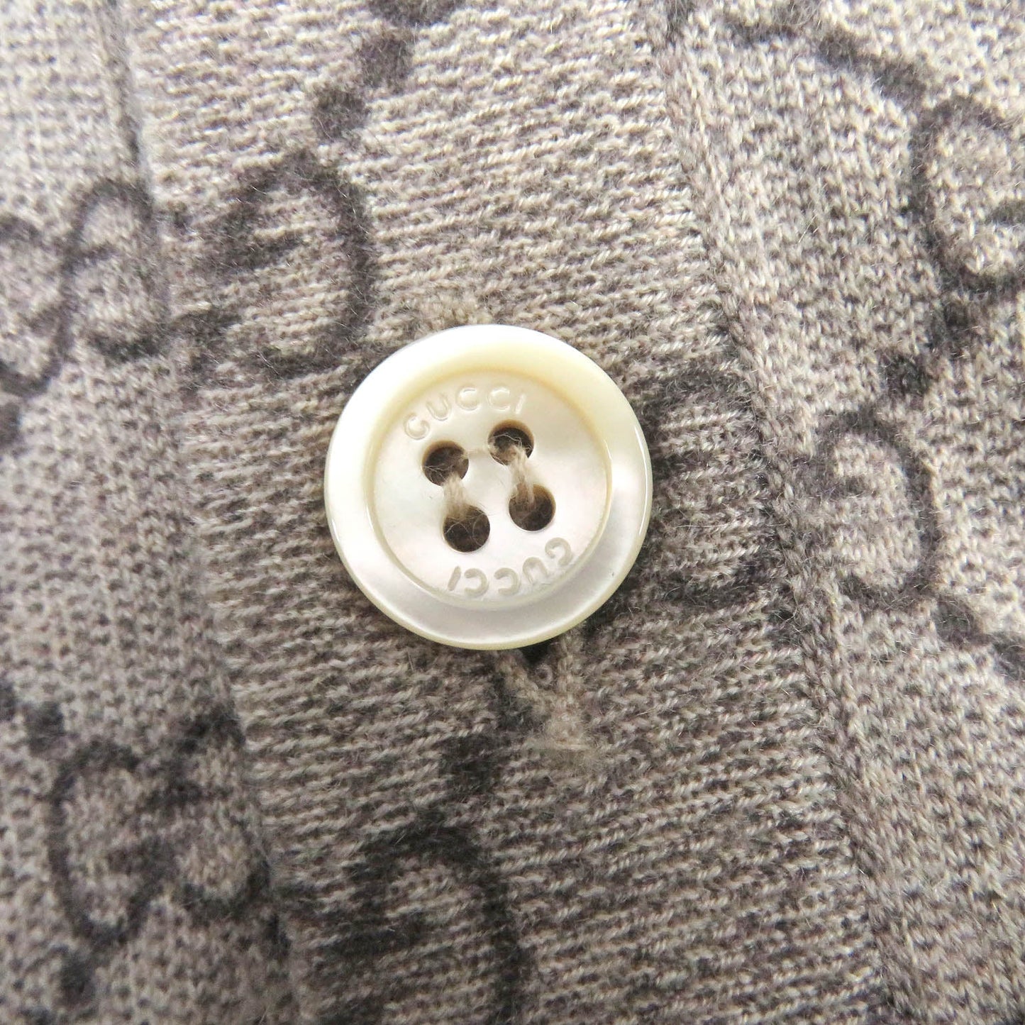 GUCCI cardigan cashmere beige XL