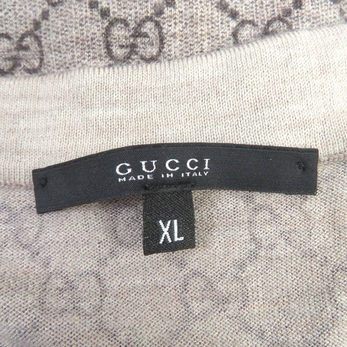 GUCCI cardigan cashmere beige XL