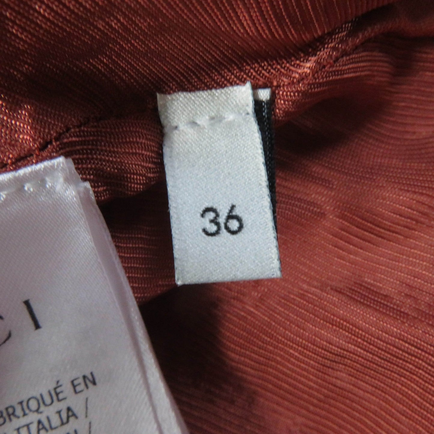 GUCCI Mini skirt 631492 wool pink 36