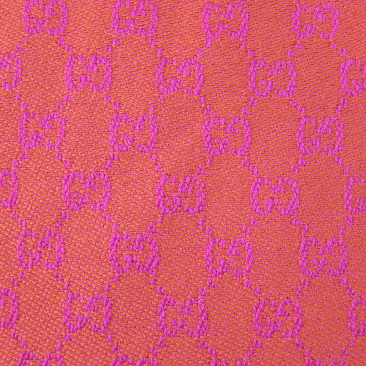 GUCCI Scarf 202253 wool Orange pink