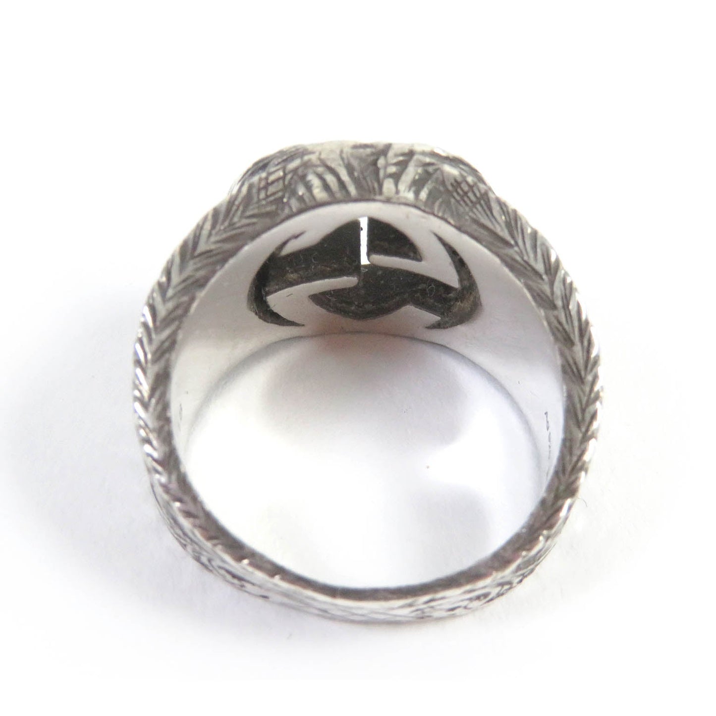 GUCCI Ring AG925 Silver Design ring Interlocking G
