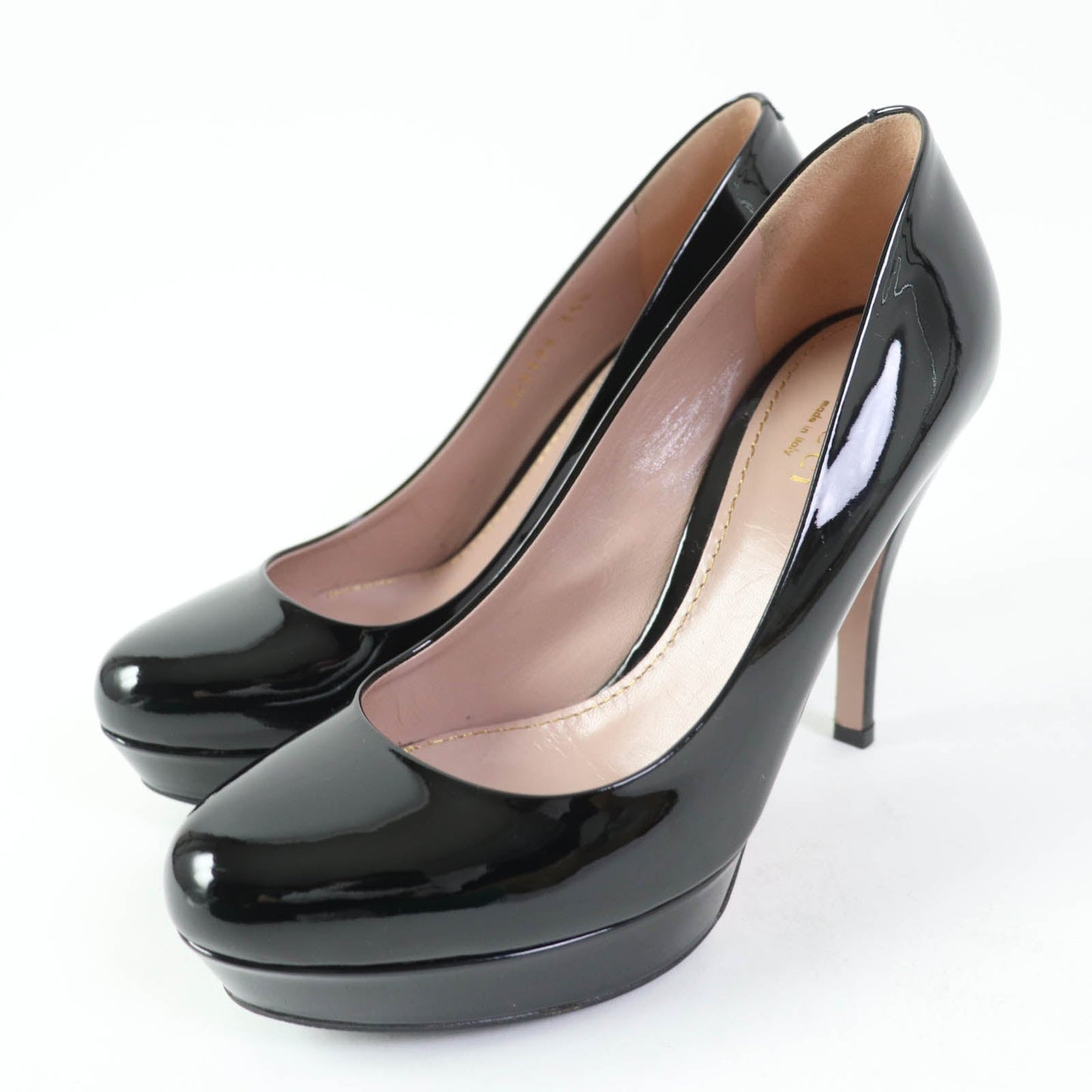 GUCCI pumps 309999 patent black 35.5