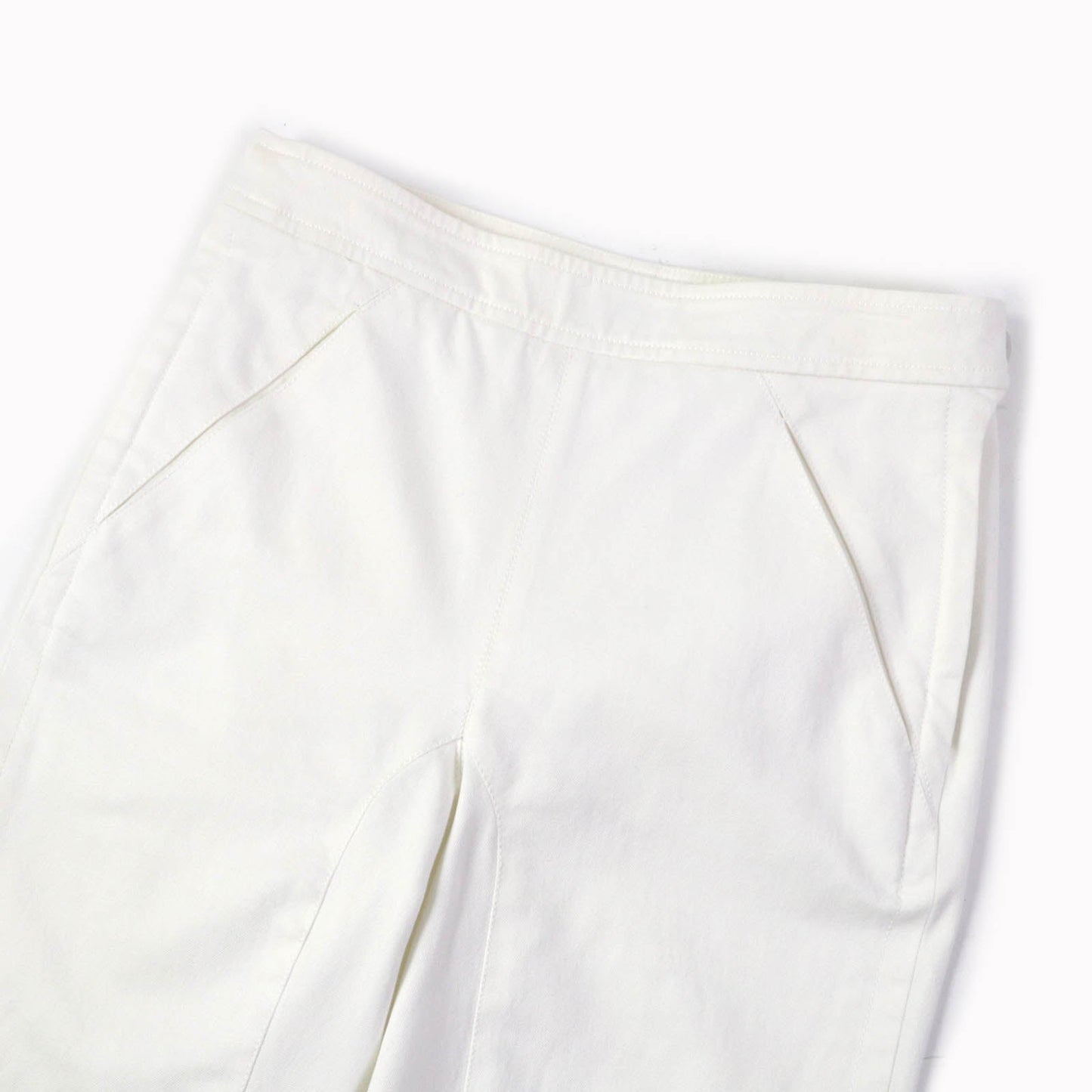 HERMES Denim pants cotton white 34