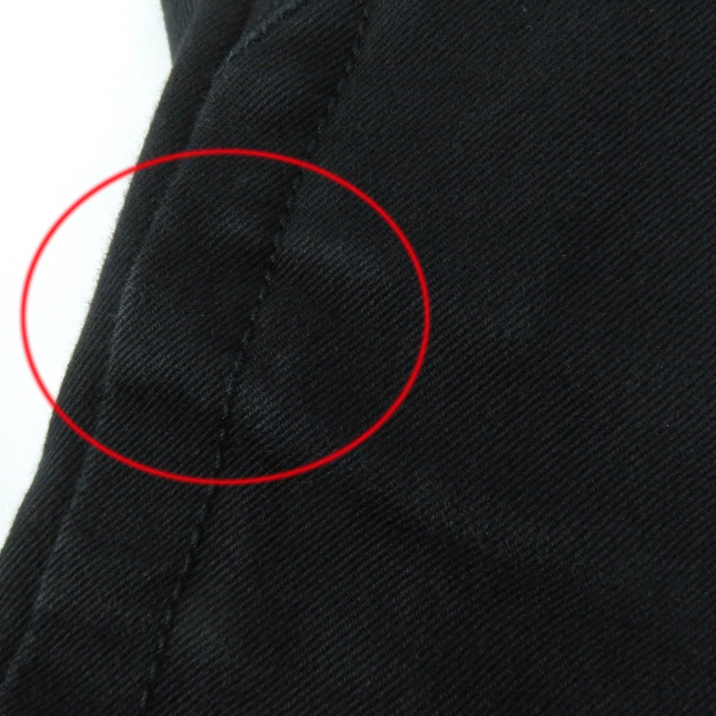 HERMES skinny pants cotton black 34