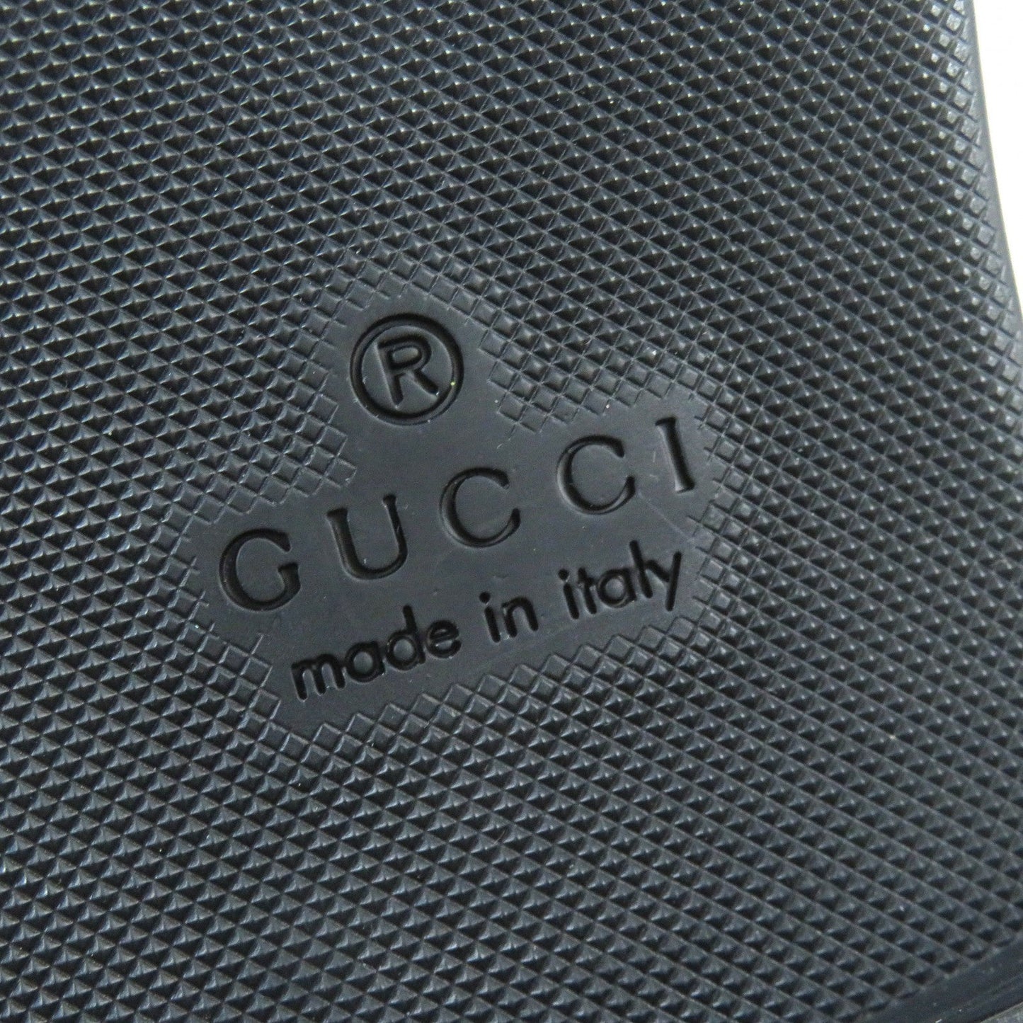 GUCCI boots 496250 Main: Leather black mens 7 Used