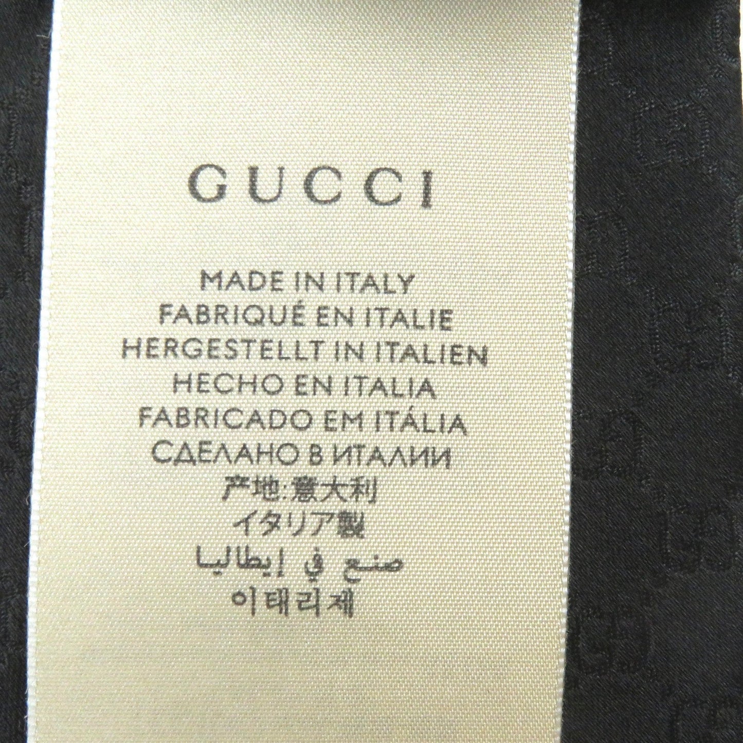 GUCCI tie 456520 silk black