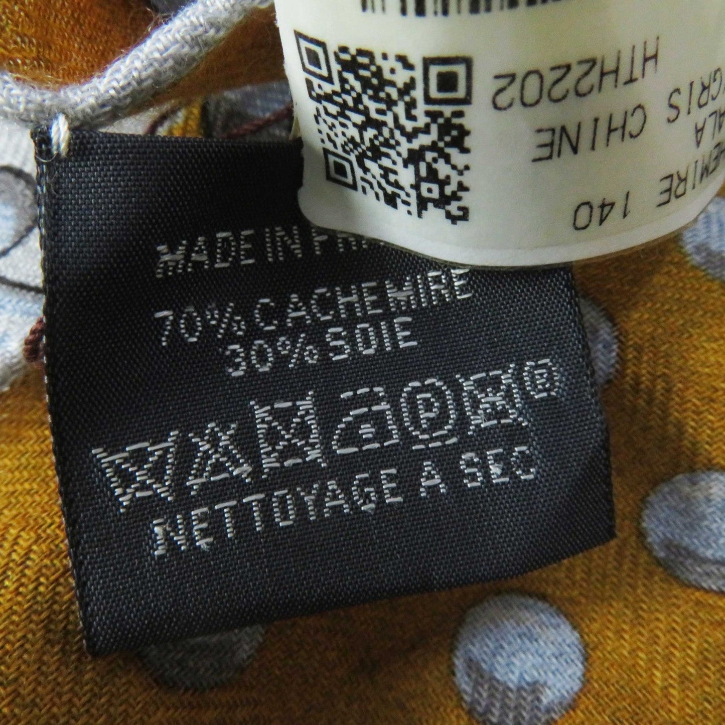 HERMES Stall cashmere Multi Grand Tralala Carre140