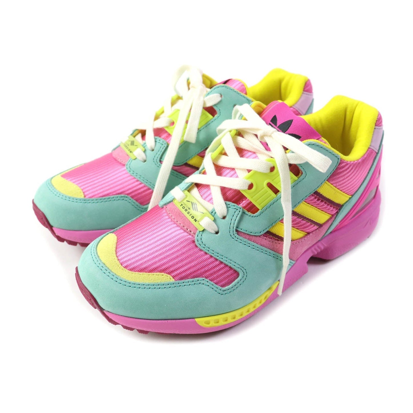 GUCCI sneakers 722212 Suede multicolor TORSION ZX 8000 22.5