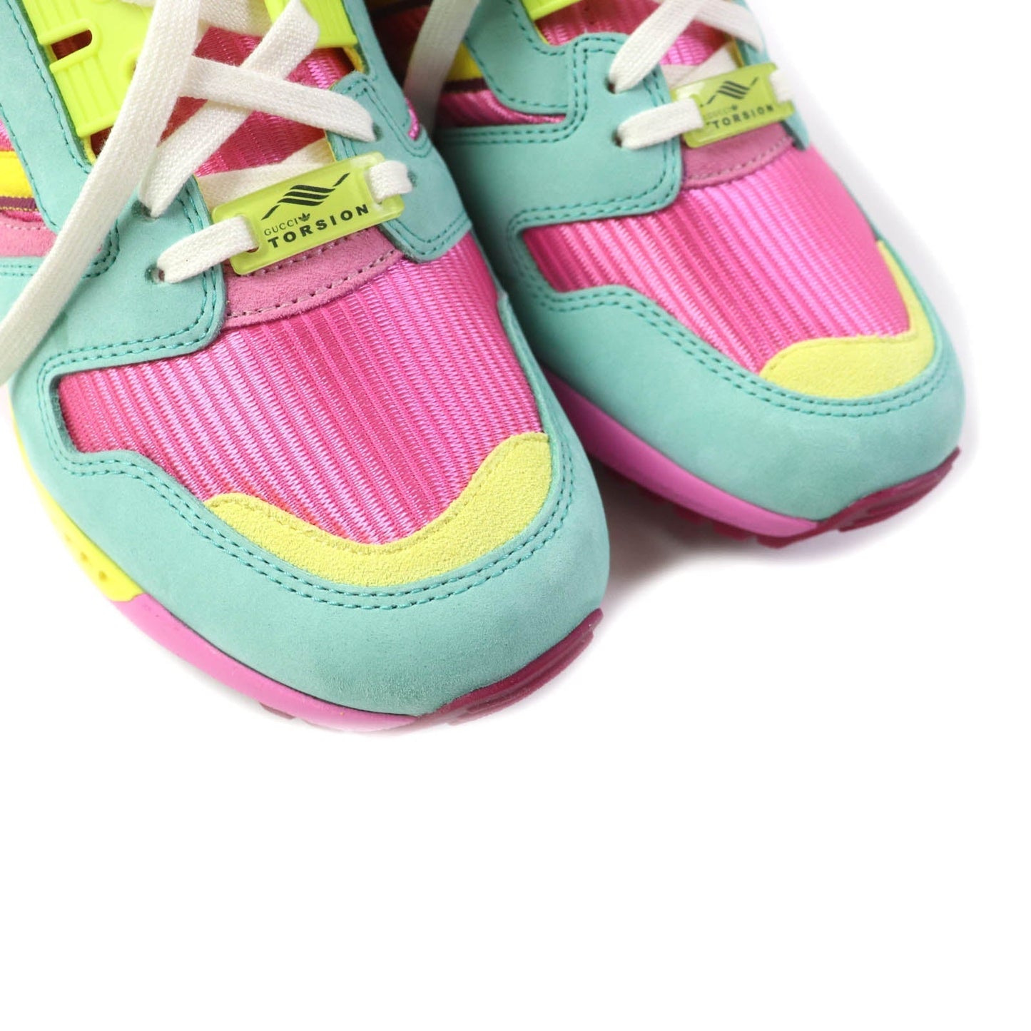 GUCCI sneakers 722212 Suede multicolor TORSION ZX 8000 22.5