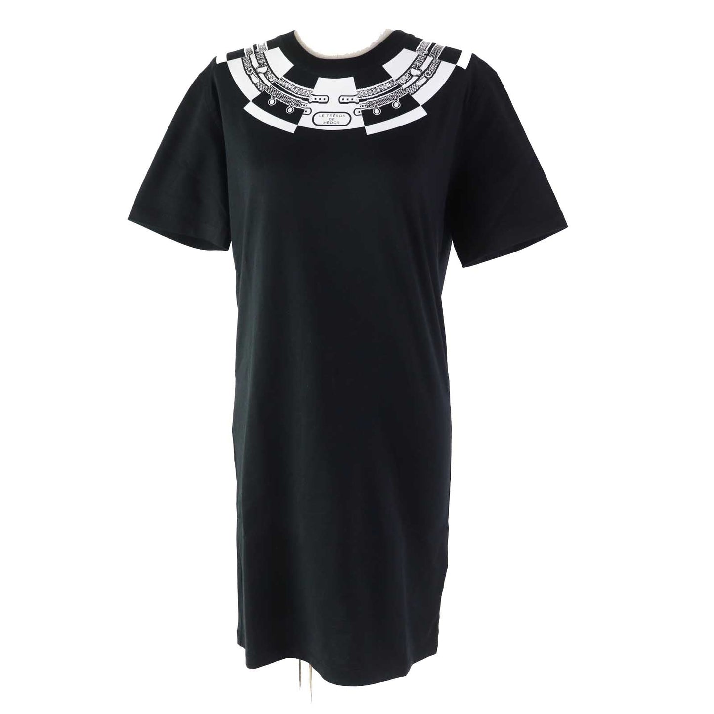 HERMES one piece 2H4511DU cotton black Le Tresor de Medor 34