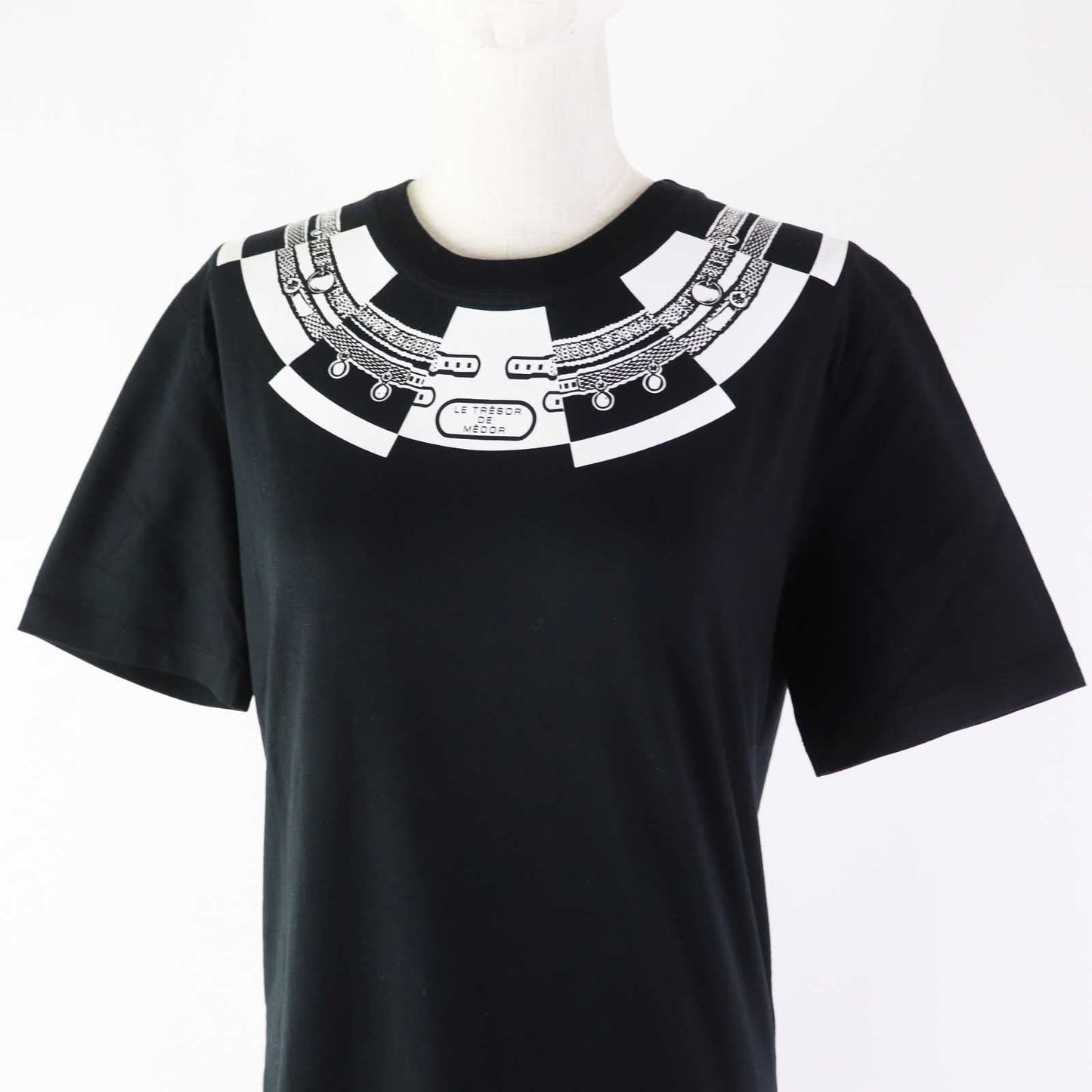 HERMES one piece 2H4511DU cotton black Le Tresor de Medor 34
