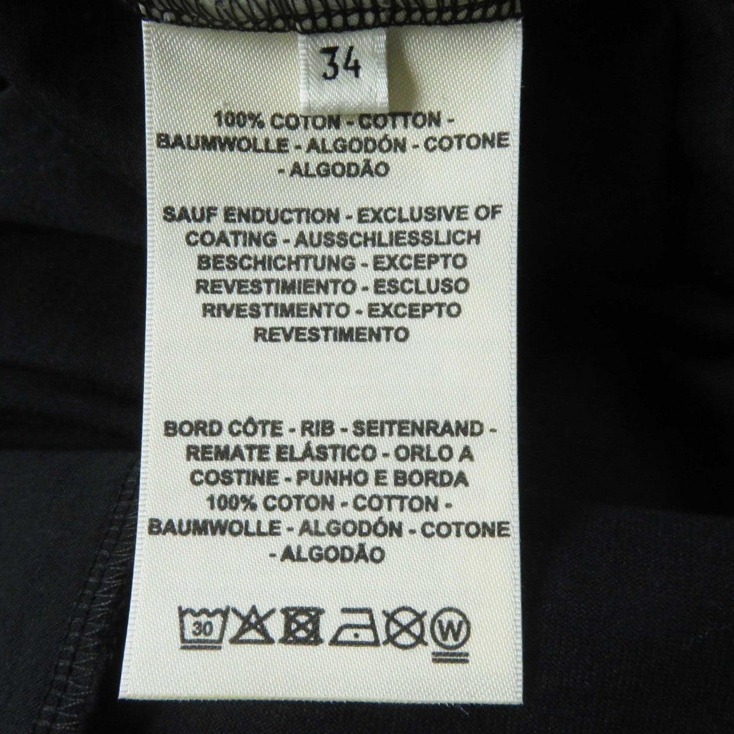 HERMES one piece 2H4511DU cotton black Le Tresor de Medor 34