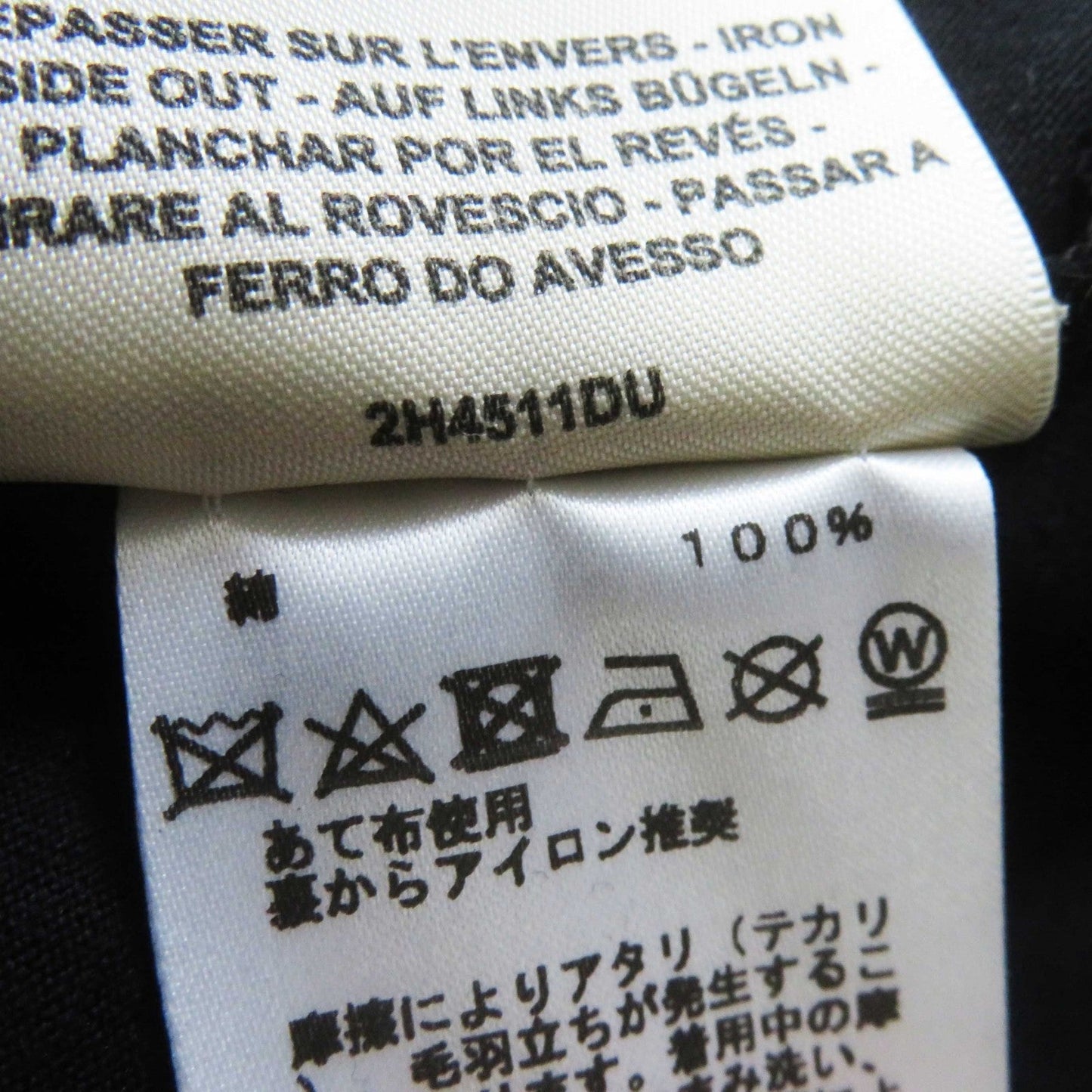 HERMES one piece 2H4511DU cotton black Le Tresor de Medor 34
