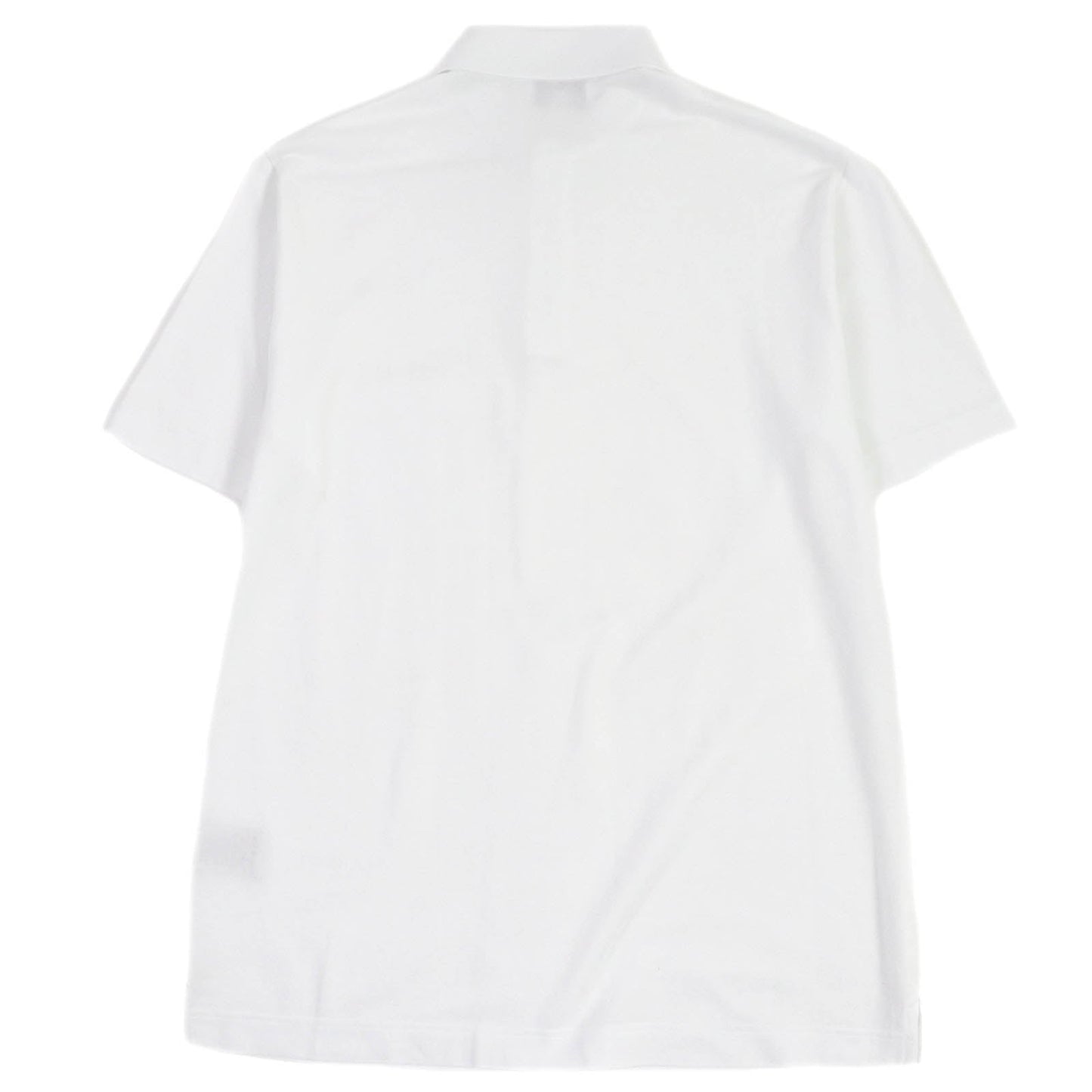 HERMES Short sleeve polo shirt cotton white S