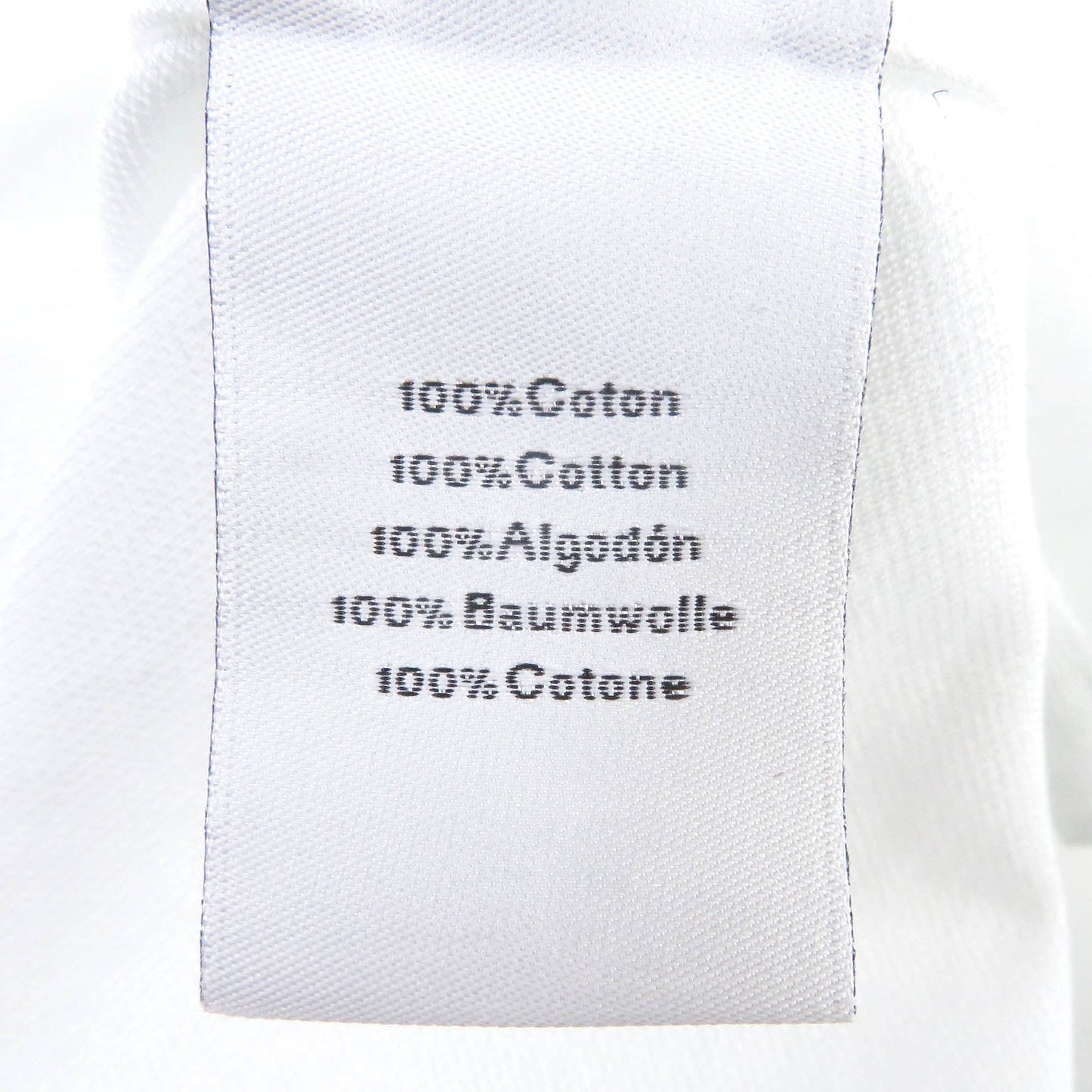 HERMES Short sleeve polo shirt cotton white S