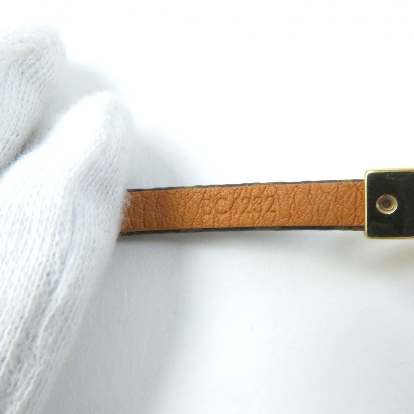 LOUIS VUITTON bracelet M6758 Main: Leather Brown Bracelet Say Yes Women 19 Used
