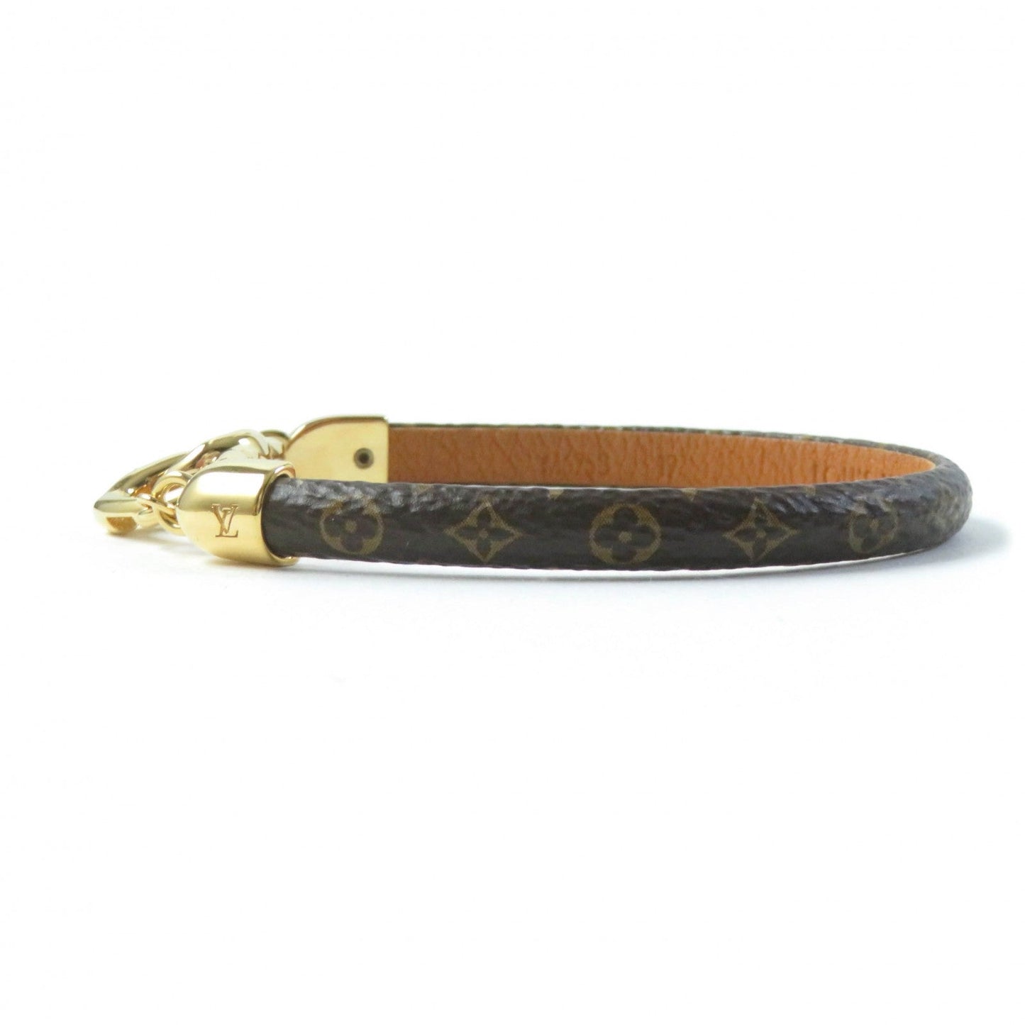LOUIS VUITTON bracelet M6758 Main: Leather Brown Bracelet Say Yes Women 19 Used