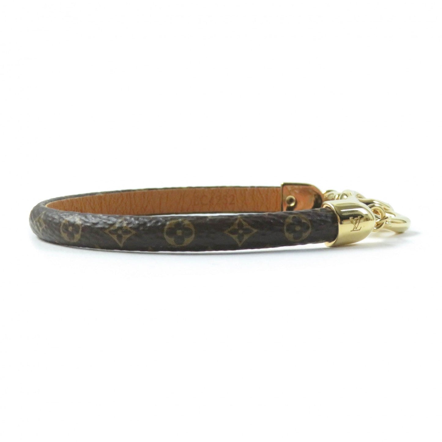 LOUIS VUITTON bracelet M6758 Main: Leather Brown Bracelet Say Yes Women 19 Used