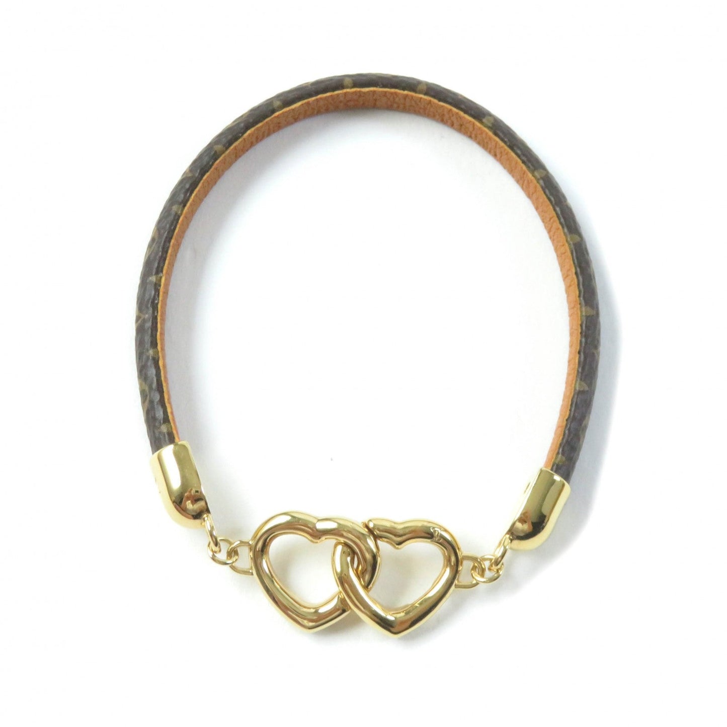 LOUIS VUITTON bracelet M6758 Main: Leather Brown Bracelet Say Yes Women 19 Used