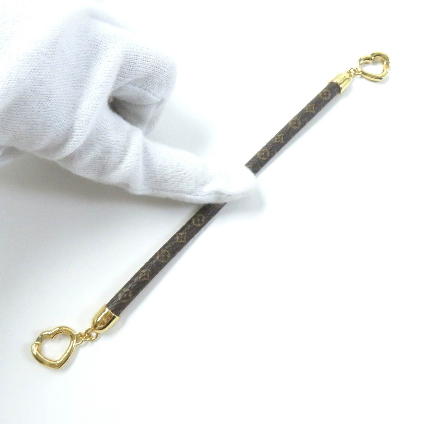 LOUIS VUITTON bracelet M6758 Main: Leather Brown Bracelet Say Yes Women 19 Used