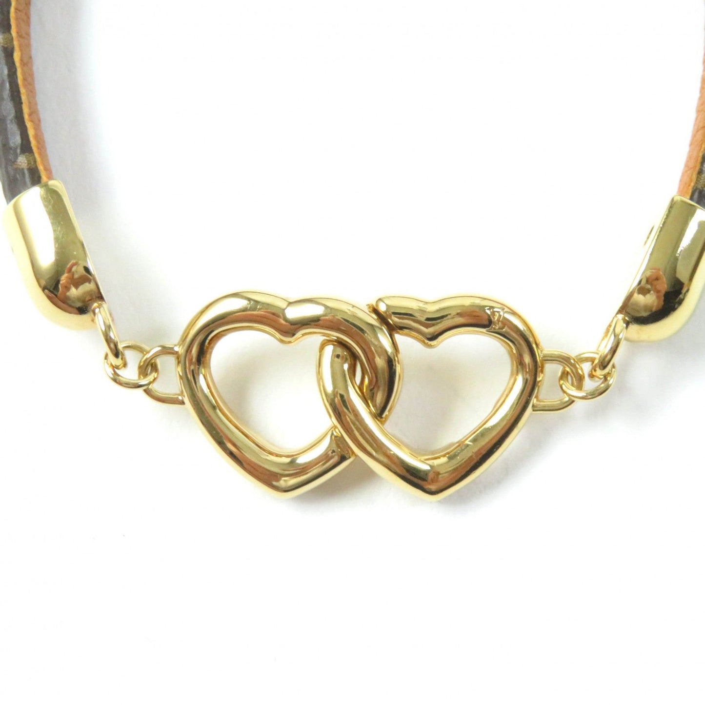 LOUIS VUITTON bracelet M6758 Main: Leather Brown Bracelet Say Yes Women 19 Used