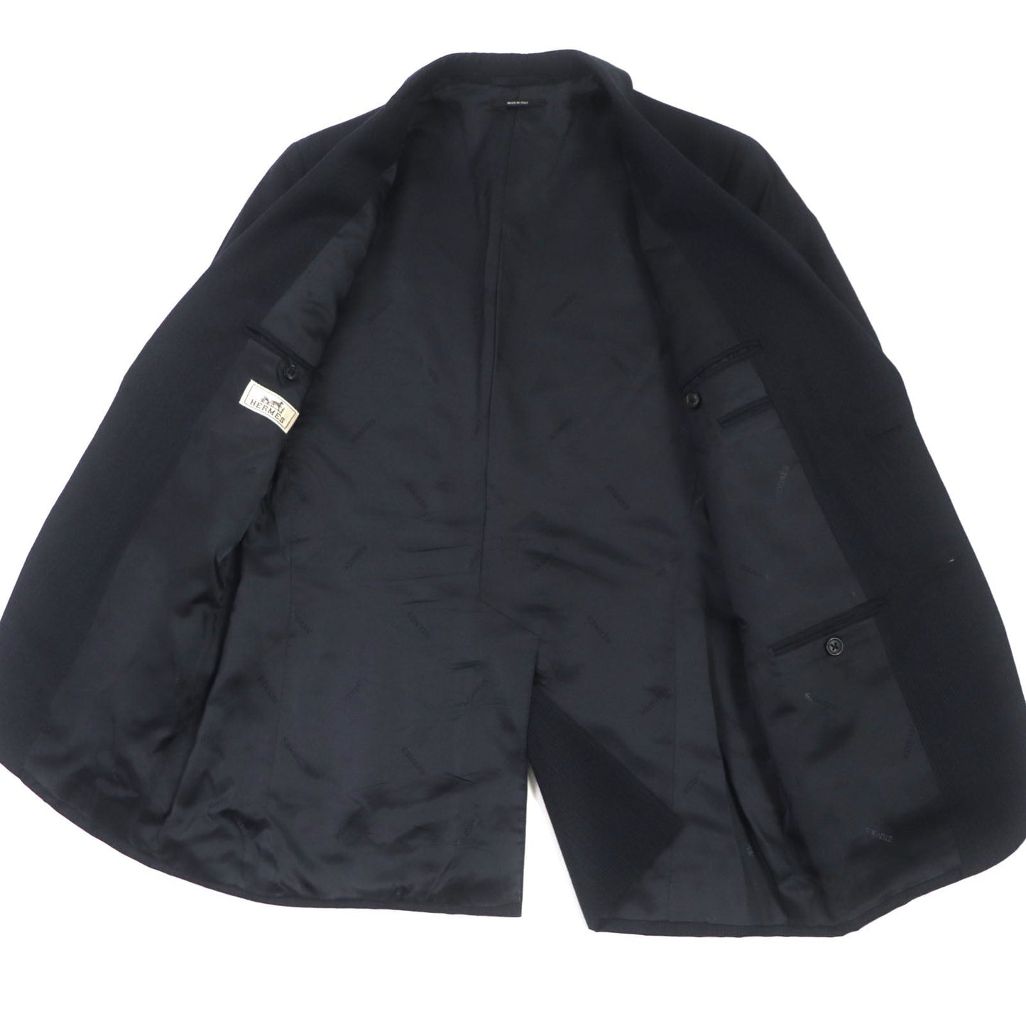 HERMES setup wool Navy 48