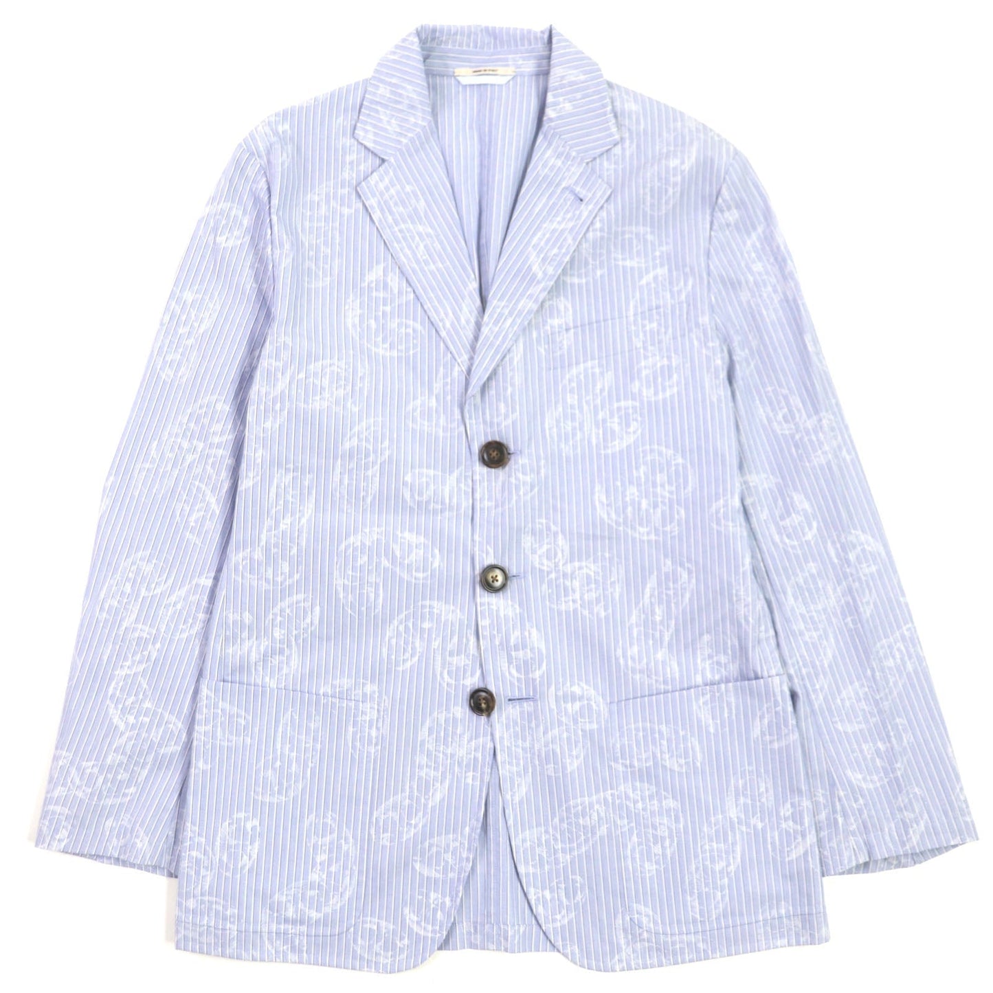 HERMES tailored jacket Outer material: 100% cotton Navy mens 46 Used