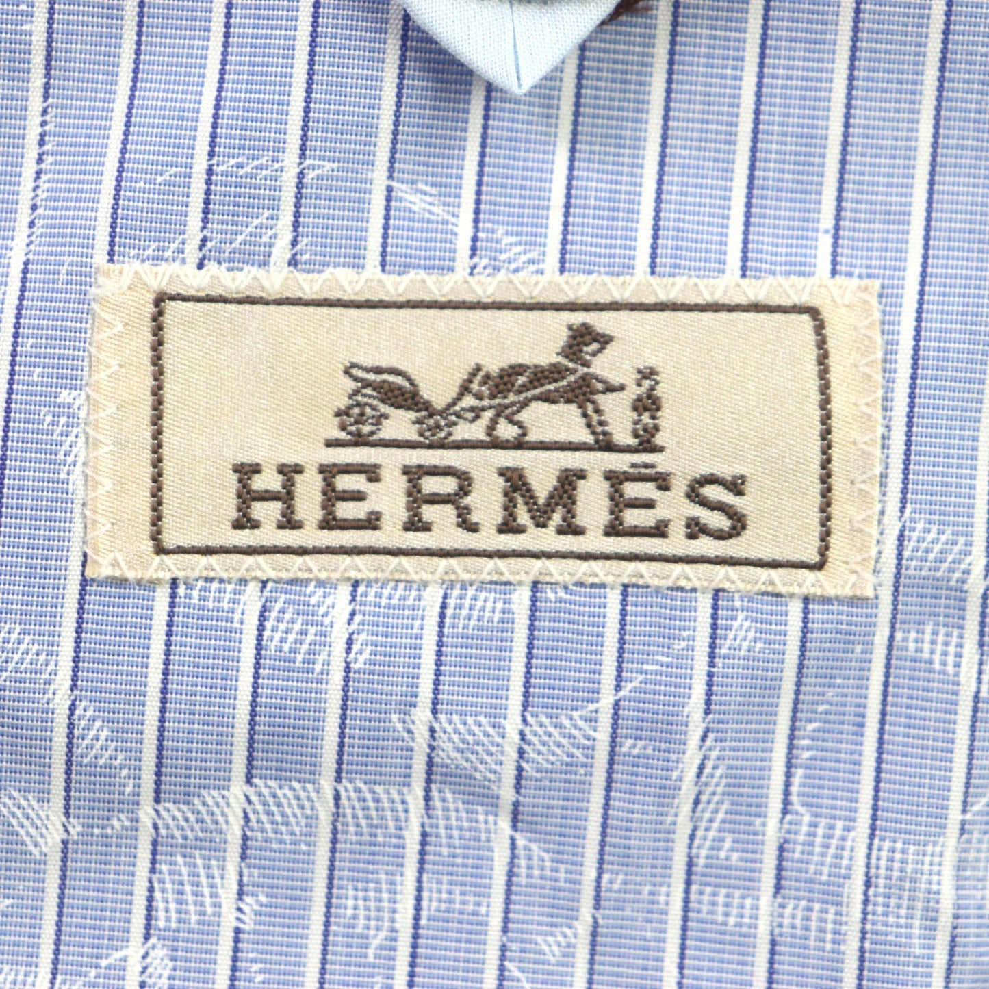HERMES tailored jacket Outer material: 100% cotton Navy mens 46 Used