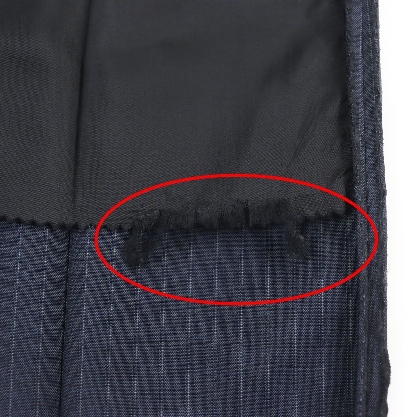 HERMES suit wool Navy 48