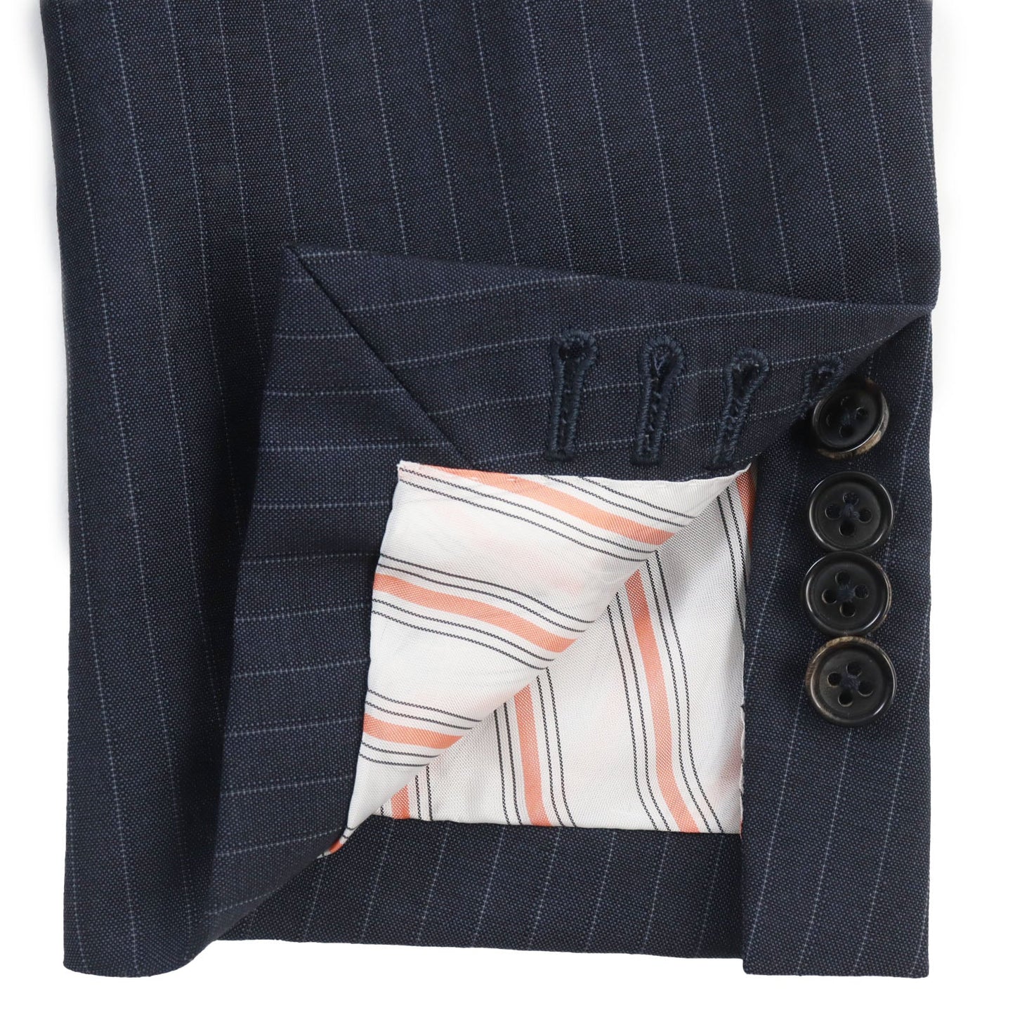 HERMES suit wool Navy 48