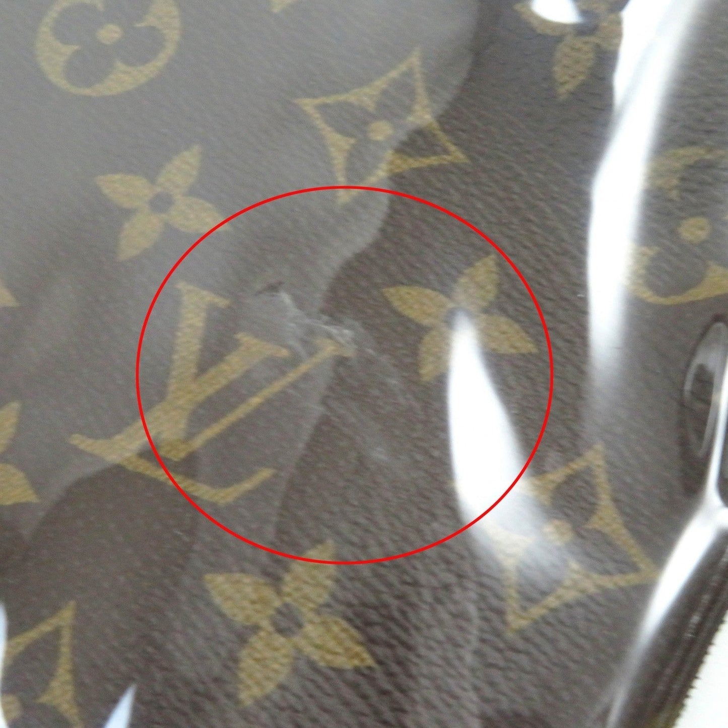 LOUIS VUITTON Best HKG75W PVC Dark brown type 52