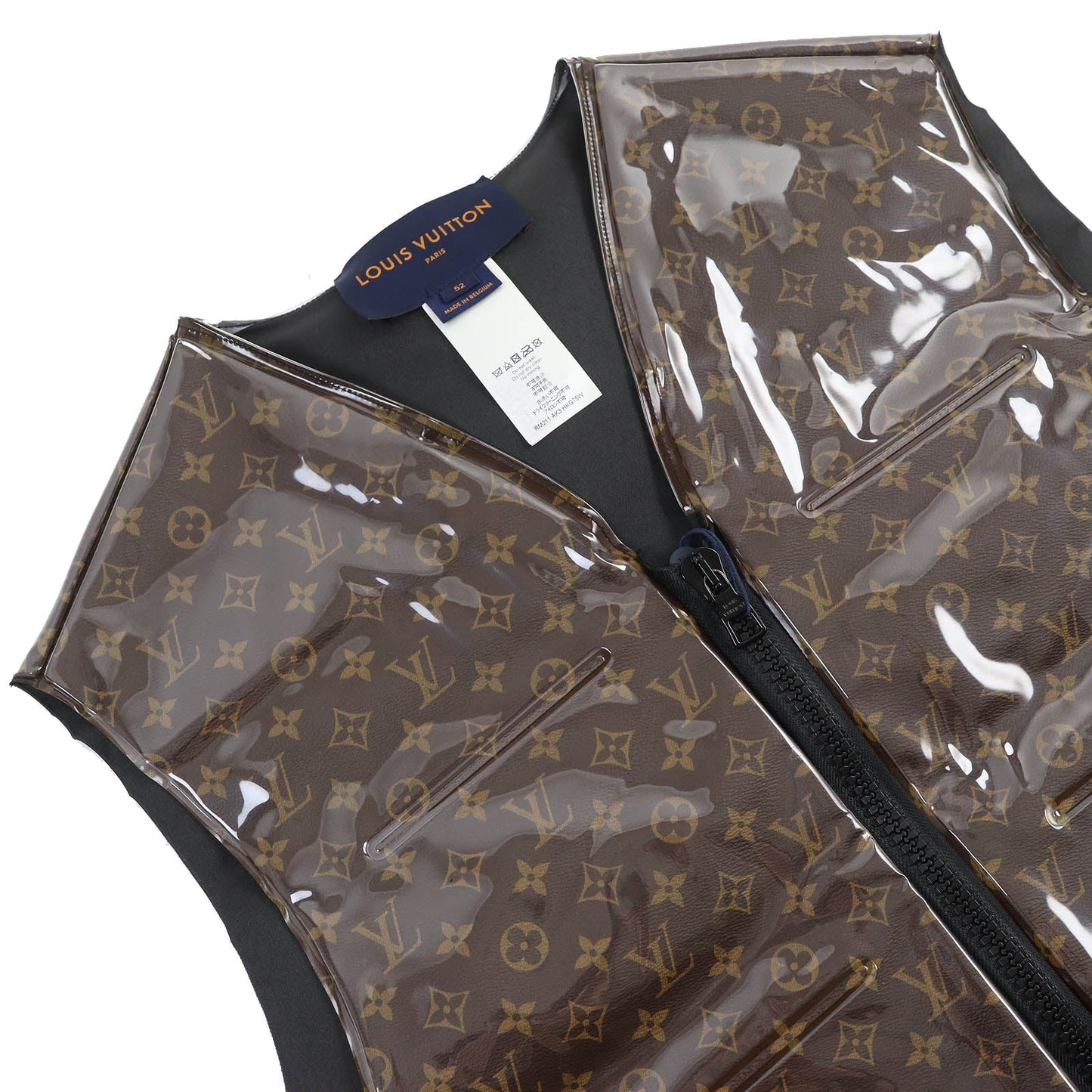 LOUIS VUITTON Best HKG75W PVC Dark brown type 52
