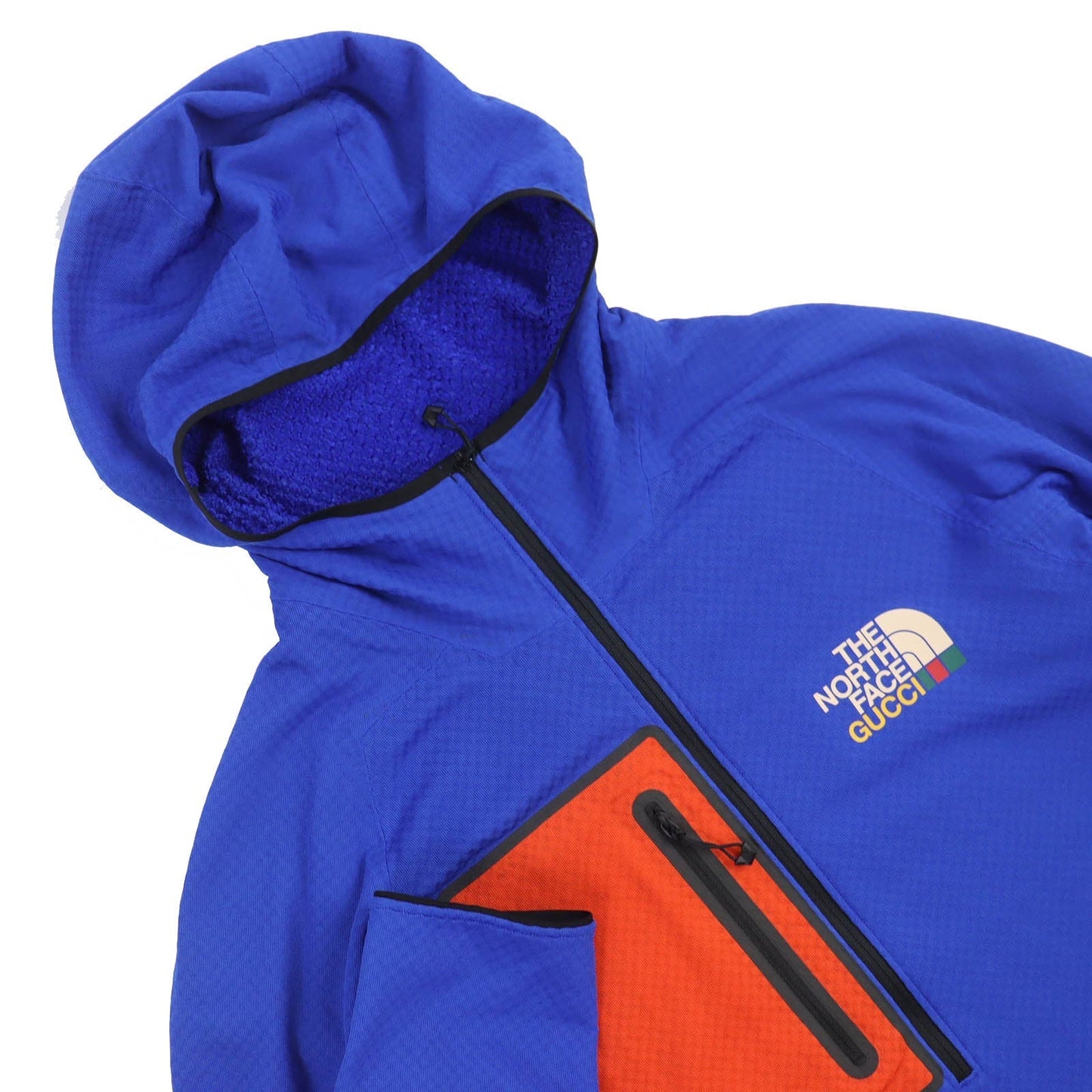 GUCCI Hoodie 663909 ZM0C1 polyester Blue orange L