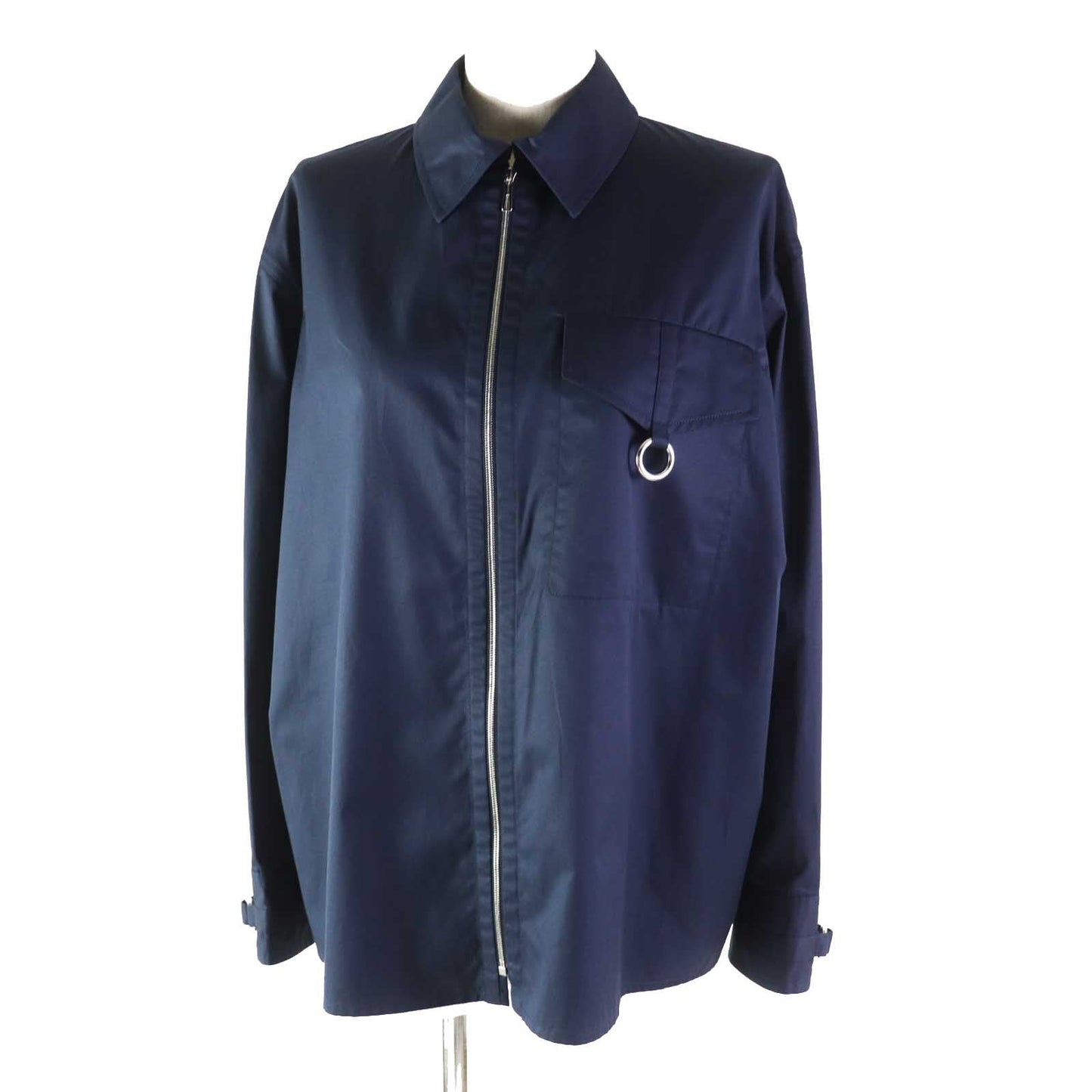 HERMES 3E0616DX Outer material: 100% cotton Navy Women 36 Used