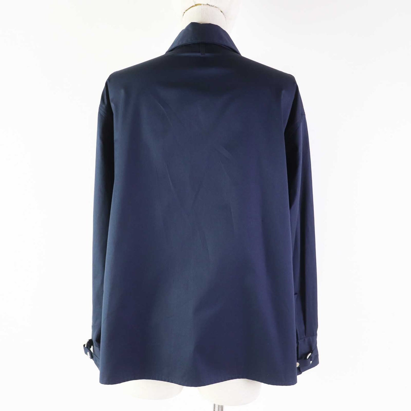 HERMES 3E0616DX Outer material: 100% cotton Navy Women 36 Used