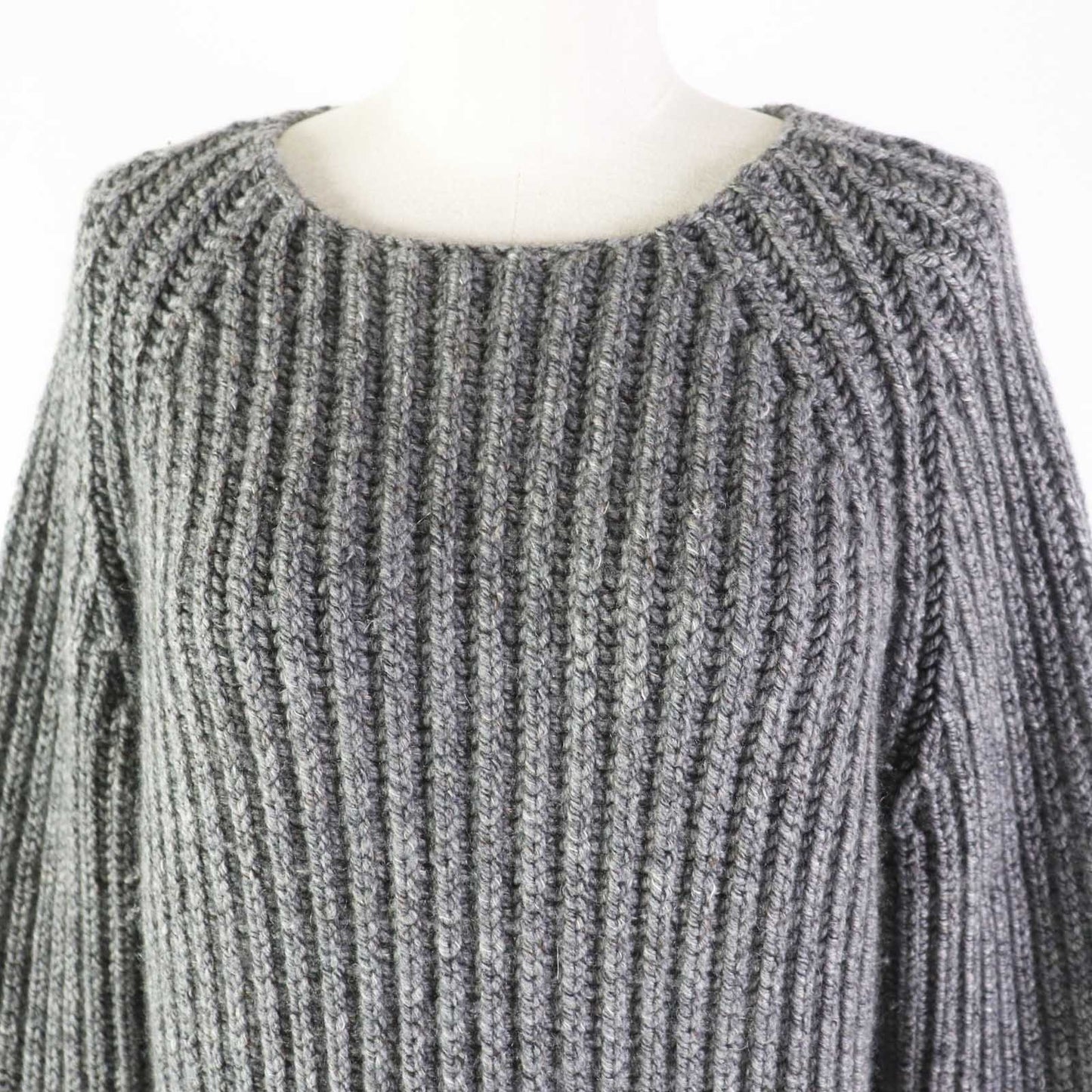 HERMES knit Outer material: 96% cashmere, Outer material: 4% elastane (polyurethane) gray Margiela period Women M Used