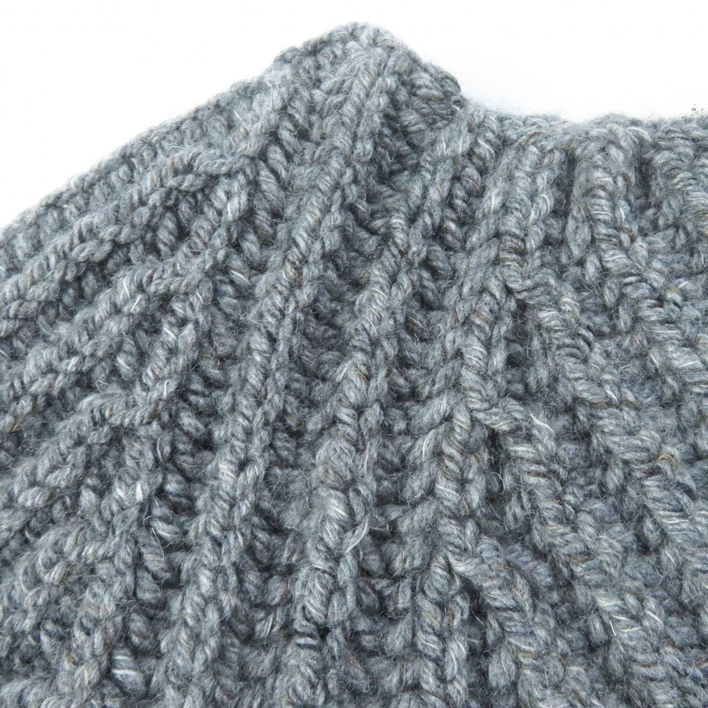HERMES knit Outer material: 96% cashmere, Outer material: 4% elastane (polyurethane) gray Margiela period Women M Used