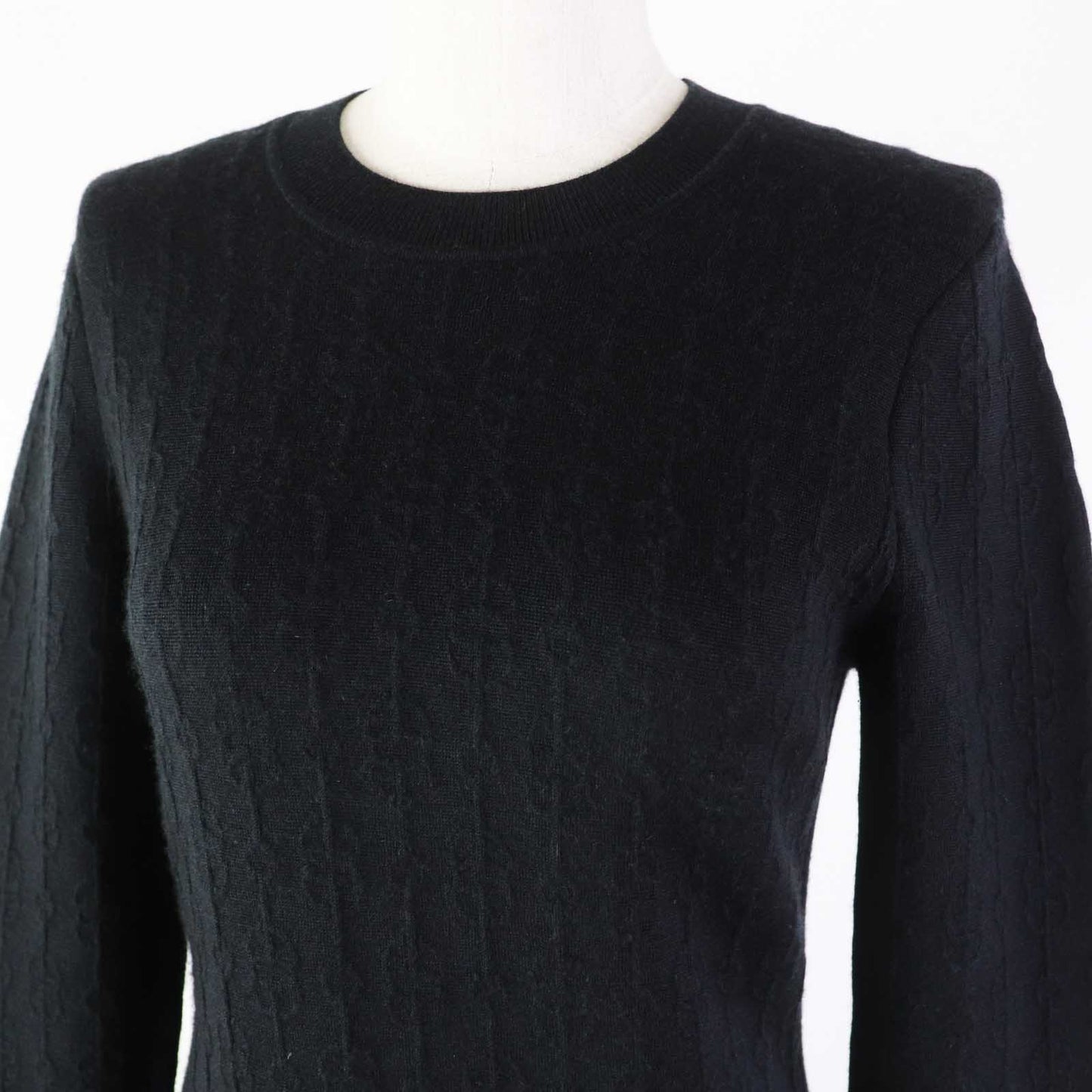 HERMES one piece 2E2505D3 cashmere black 38