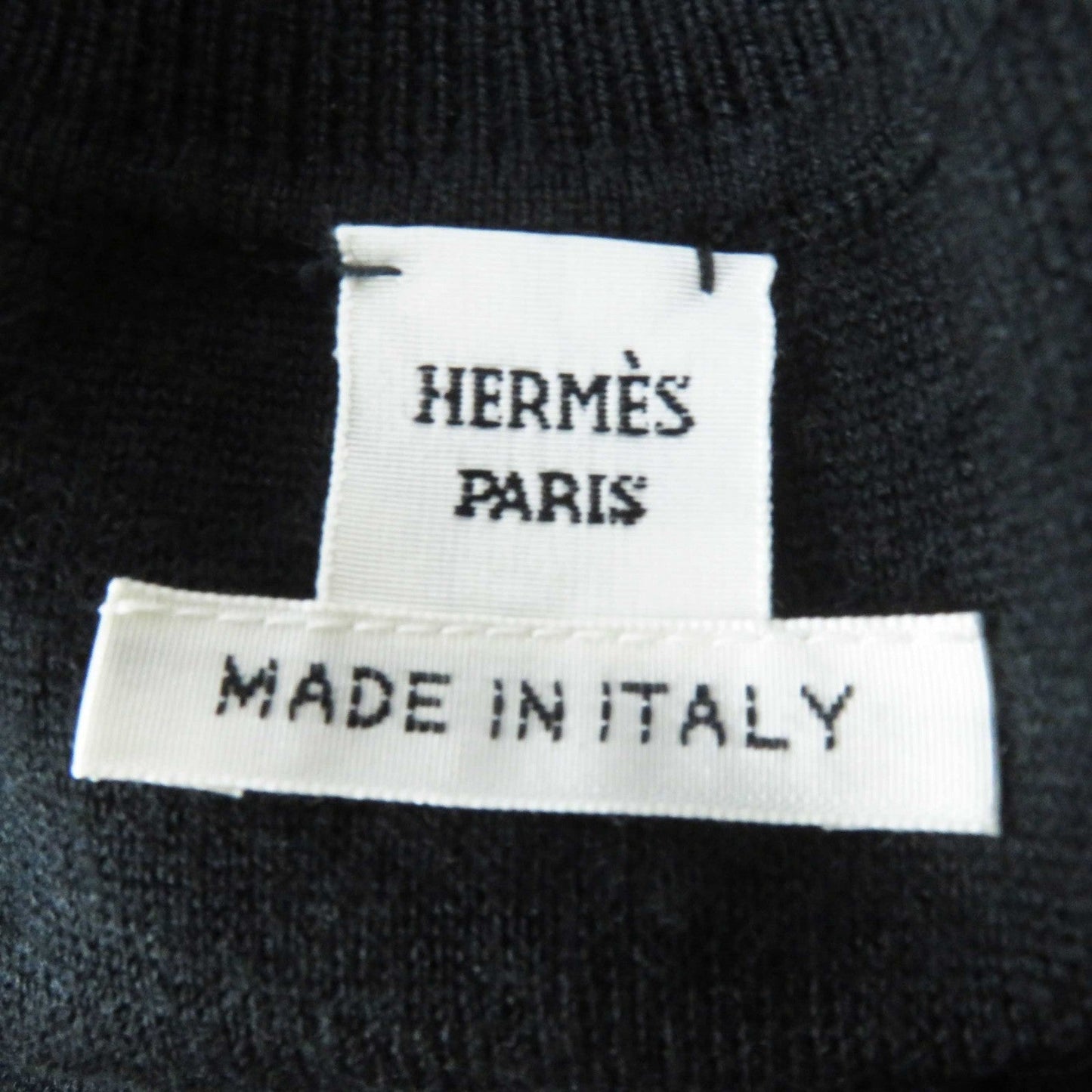 HERMES one piece 2E2505D3 cashmere black 38