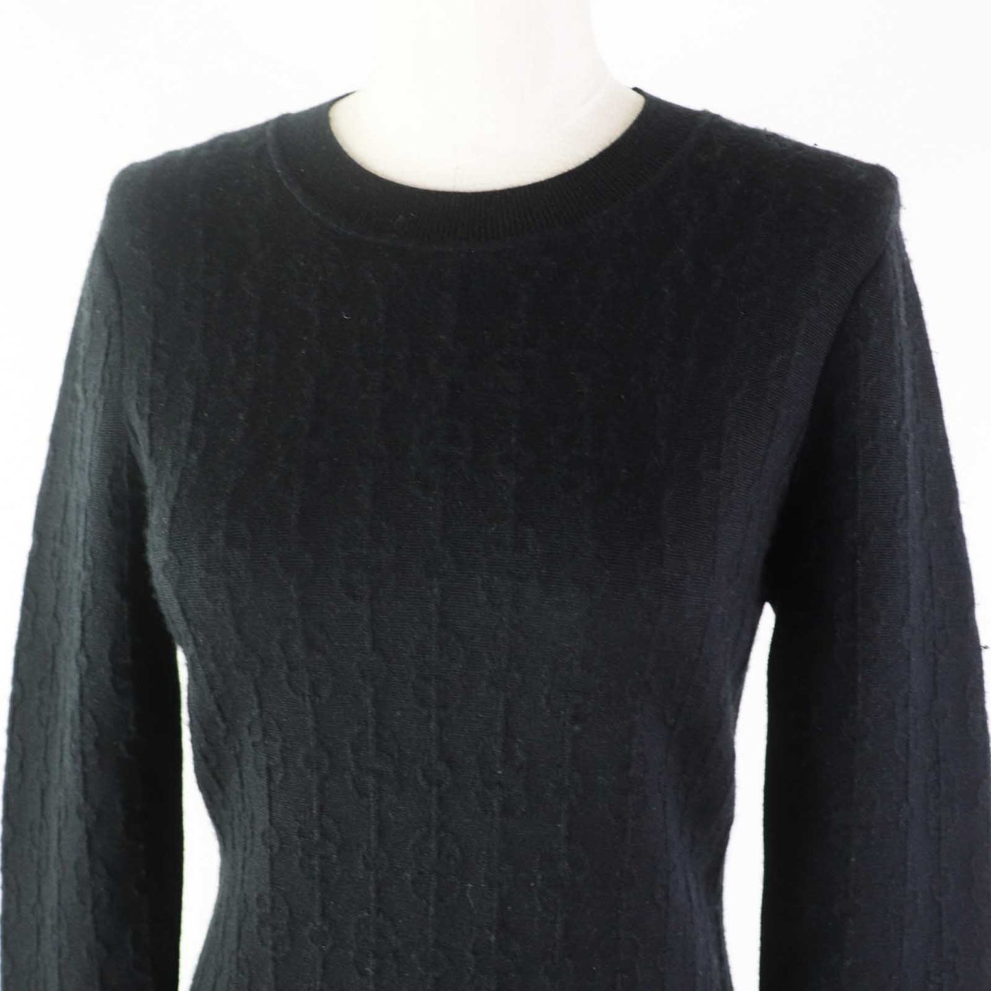 HERMES one piece 2E2505D3 cashmere black 38