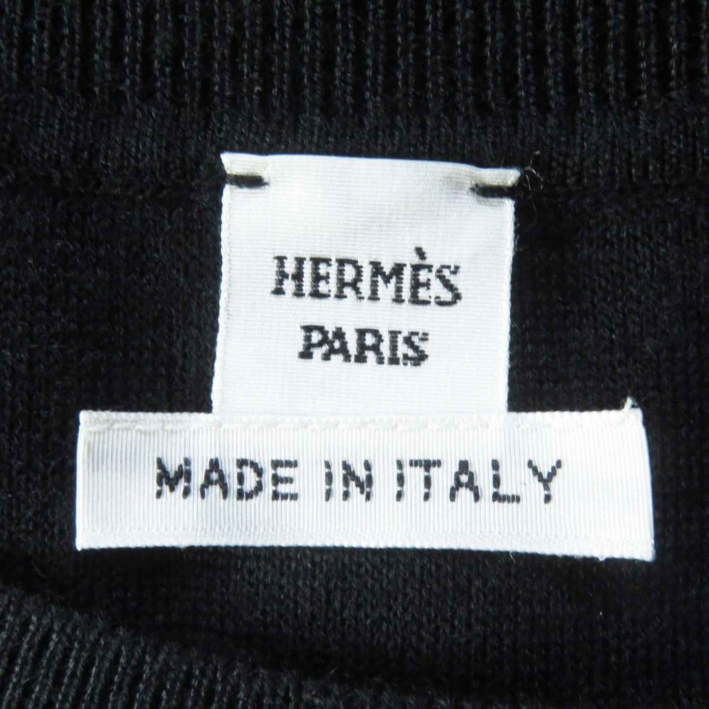 HERMES one piece 2E2505D3 cashmere black 38