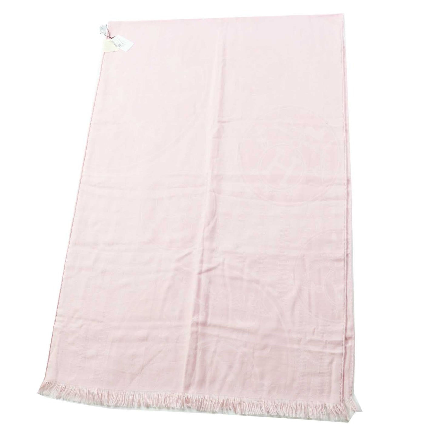 HERMES Stall cashmere Rose Petal (baby pink) Etoile New Libris