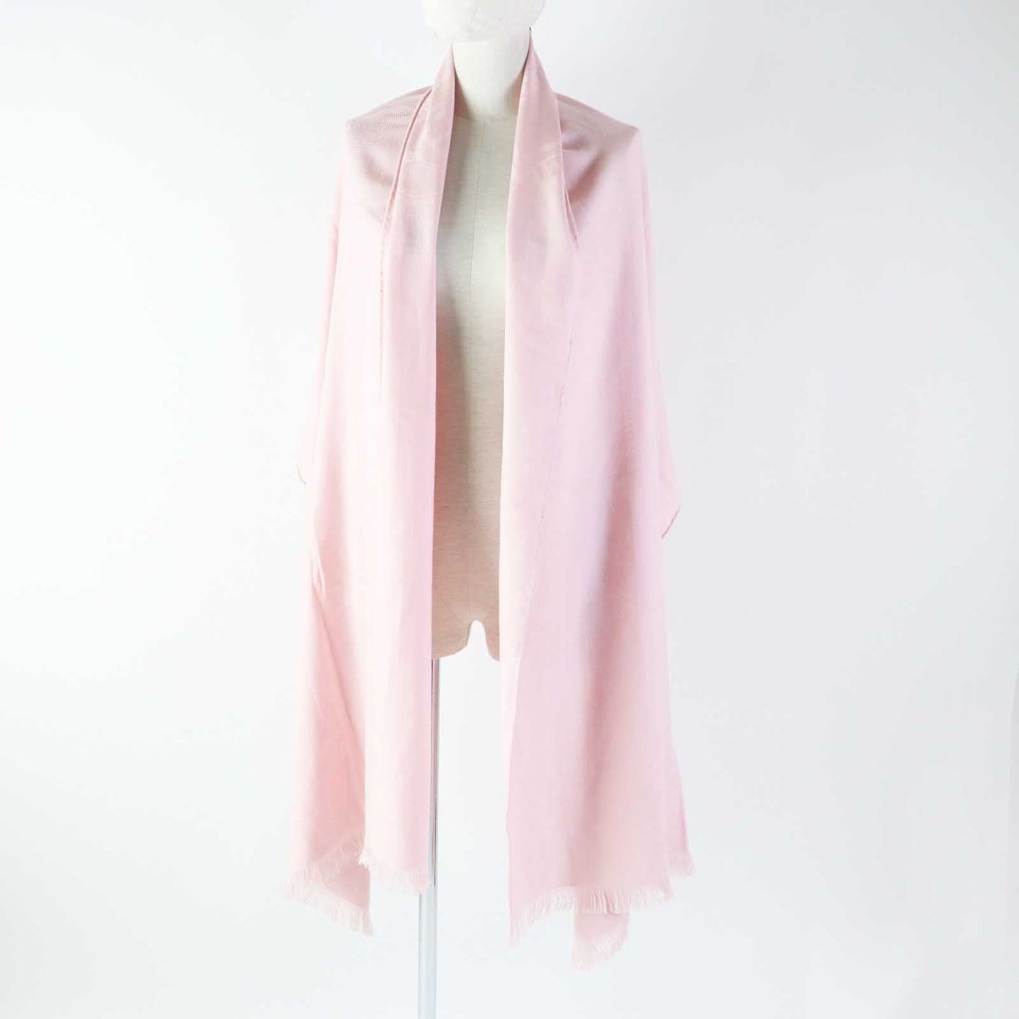 HERMES Stall cashmere Rose Petal (baby pink) Etoile New Libris