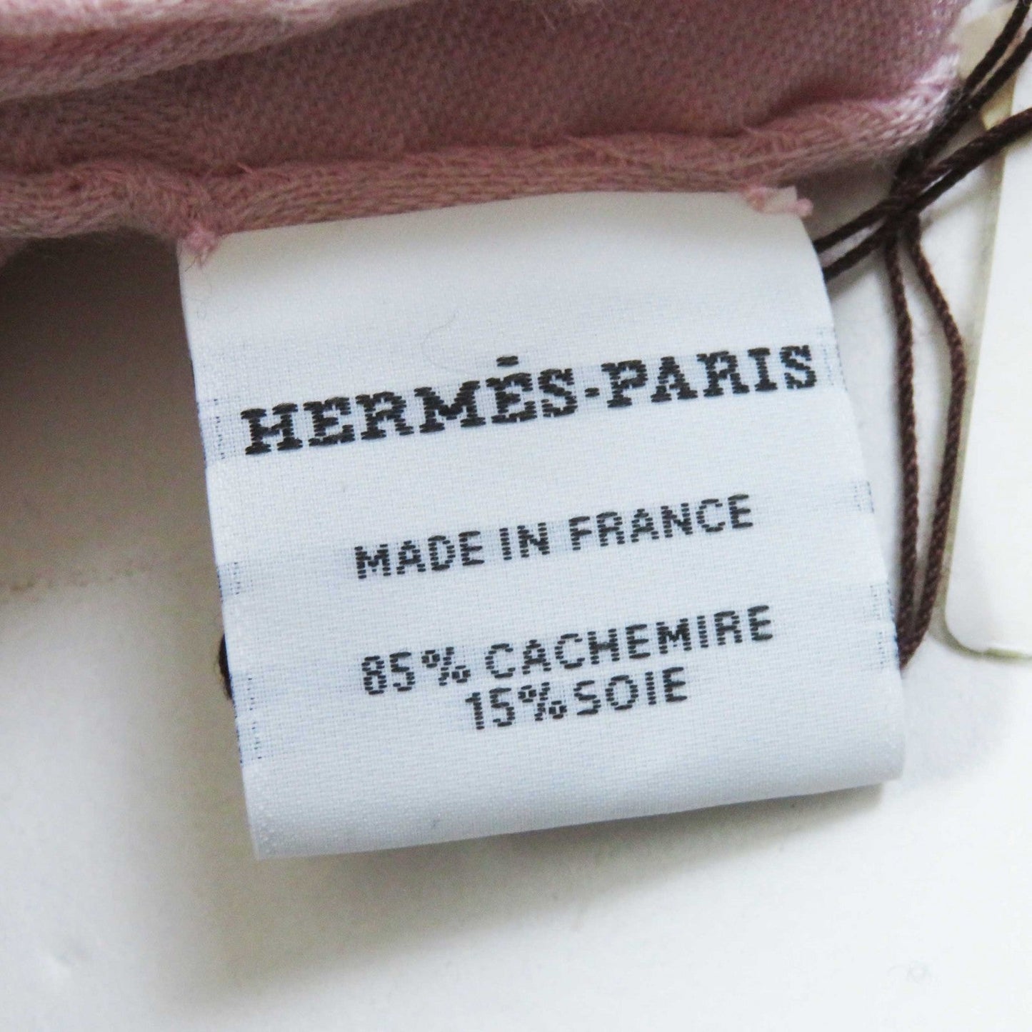 HERMES Stall cashmere Rose Petal (baby pink) Etoile New Libris